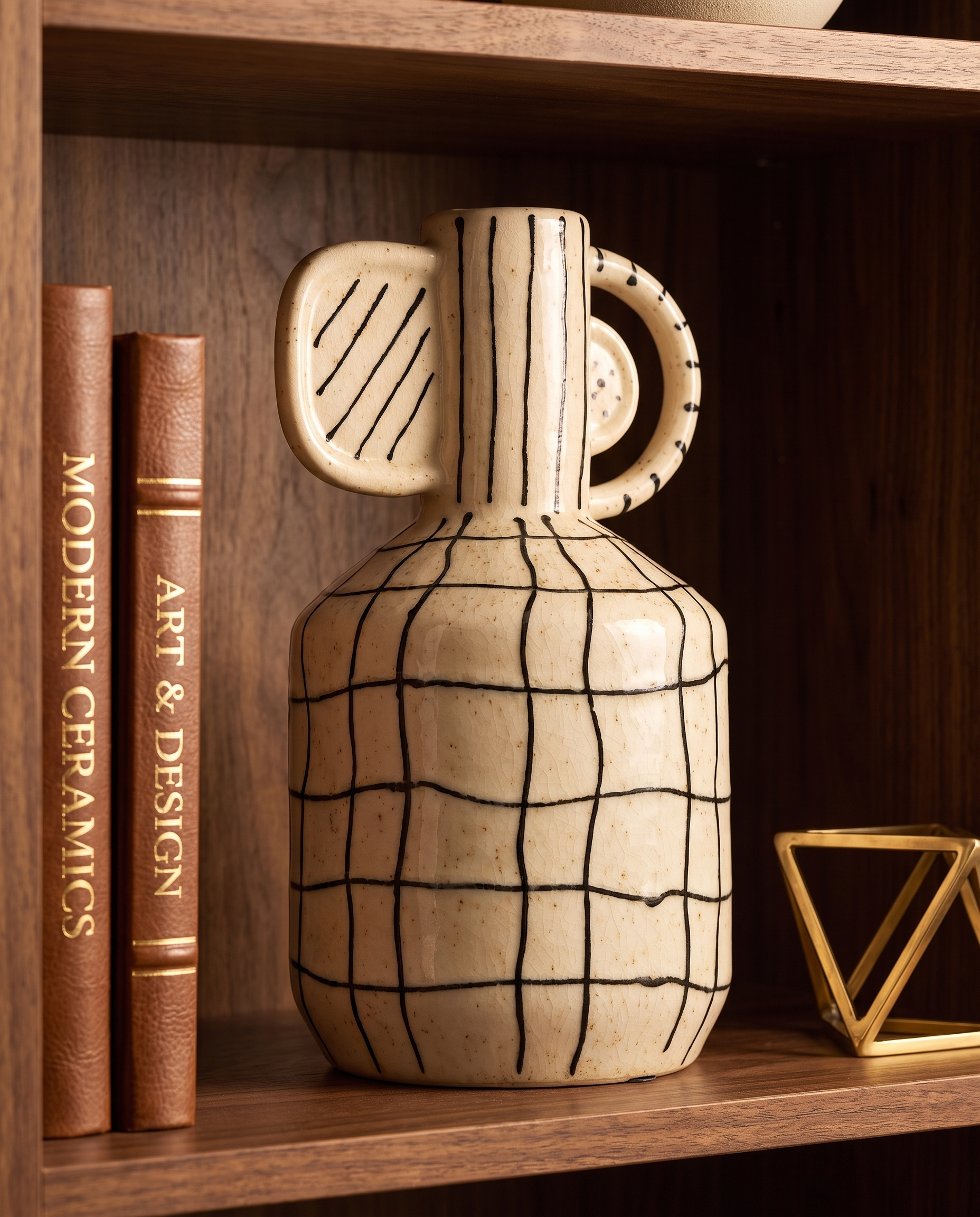 Nordic Halo Ceramic Vase
