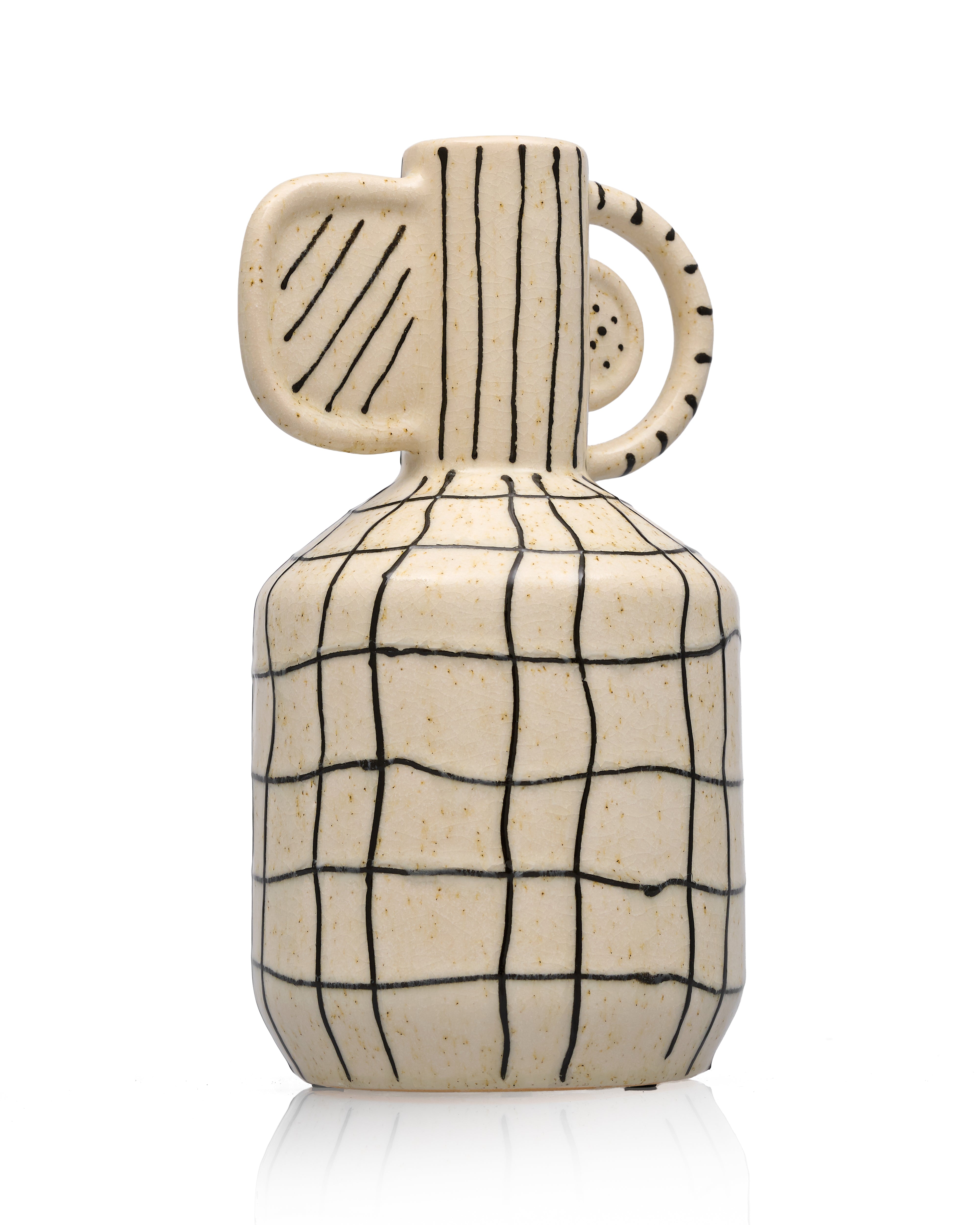 Nordic Halo Ceramic Vase