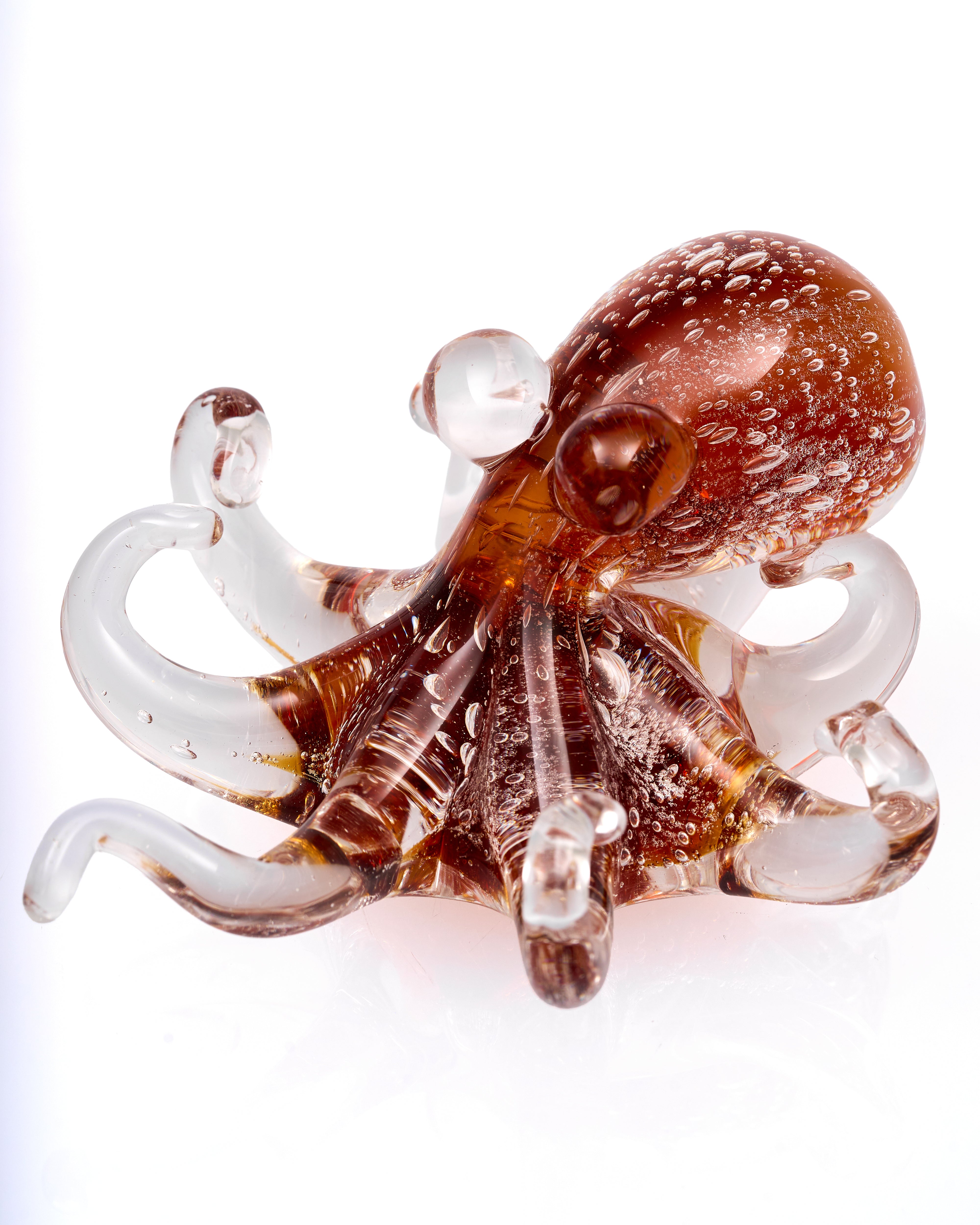 Ocean Squid Crystal Glass Decor