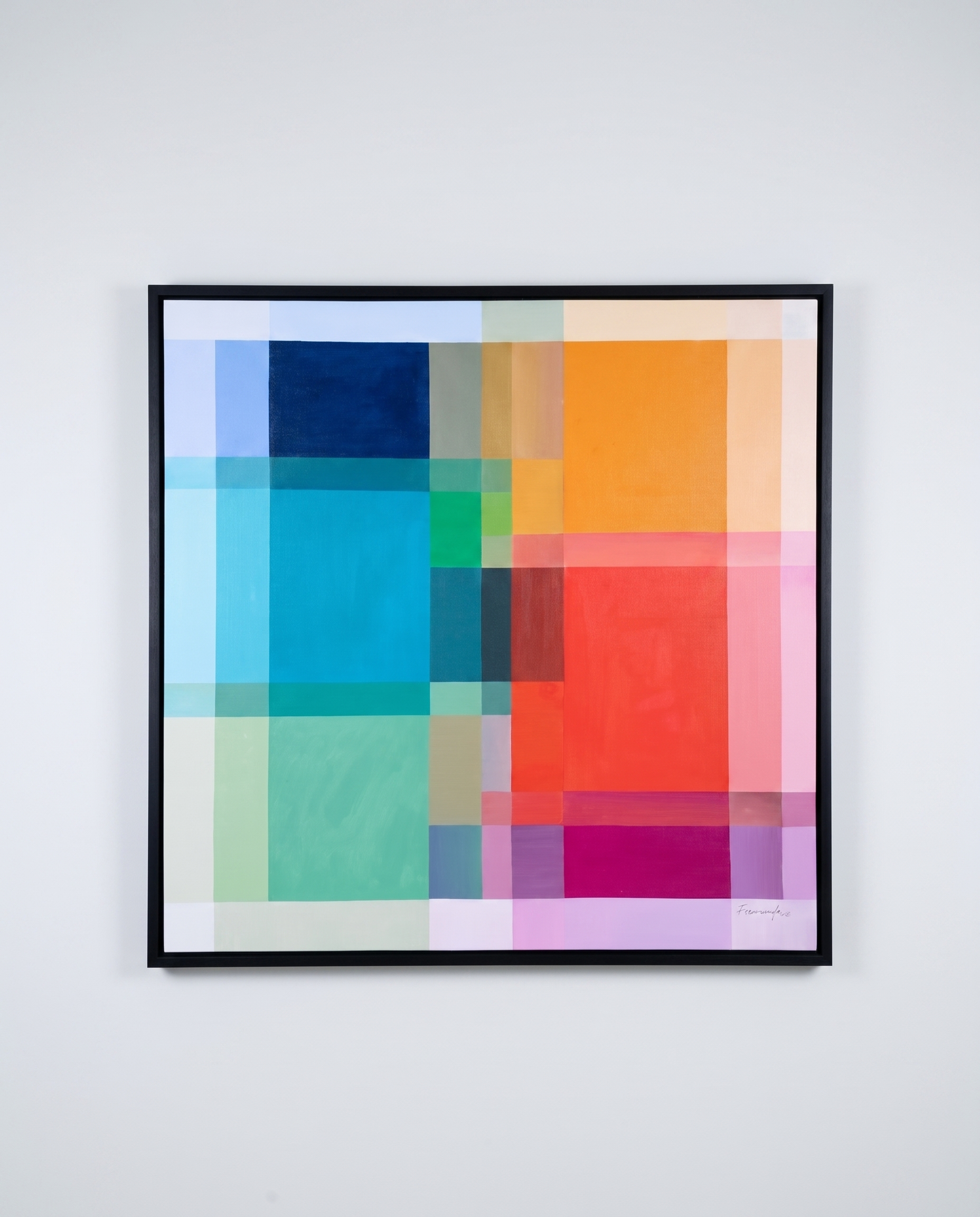 Optical Harmony - Geometric Modern Wallart