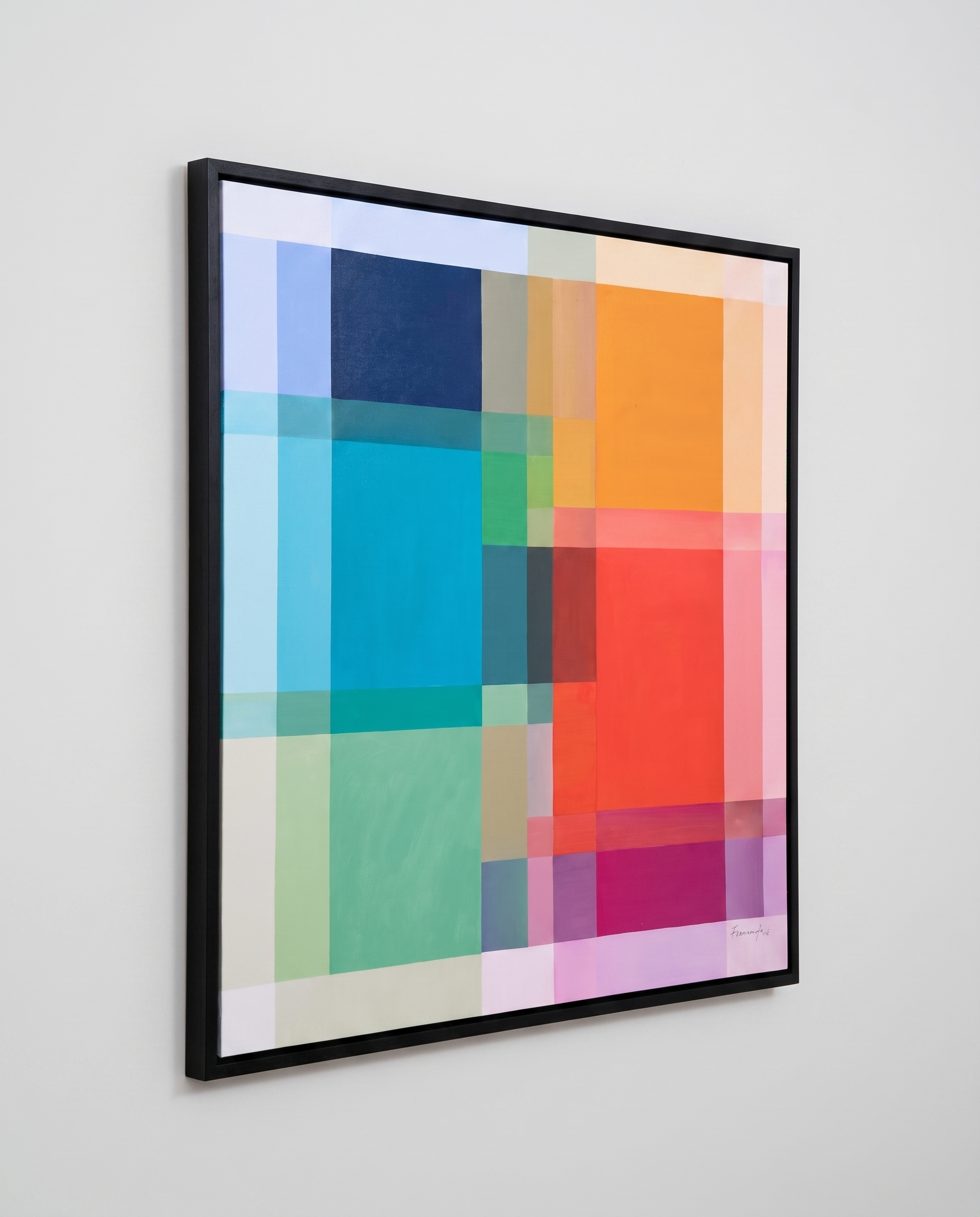 Optical Harmony - Geometric Modern Wallart