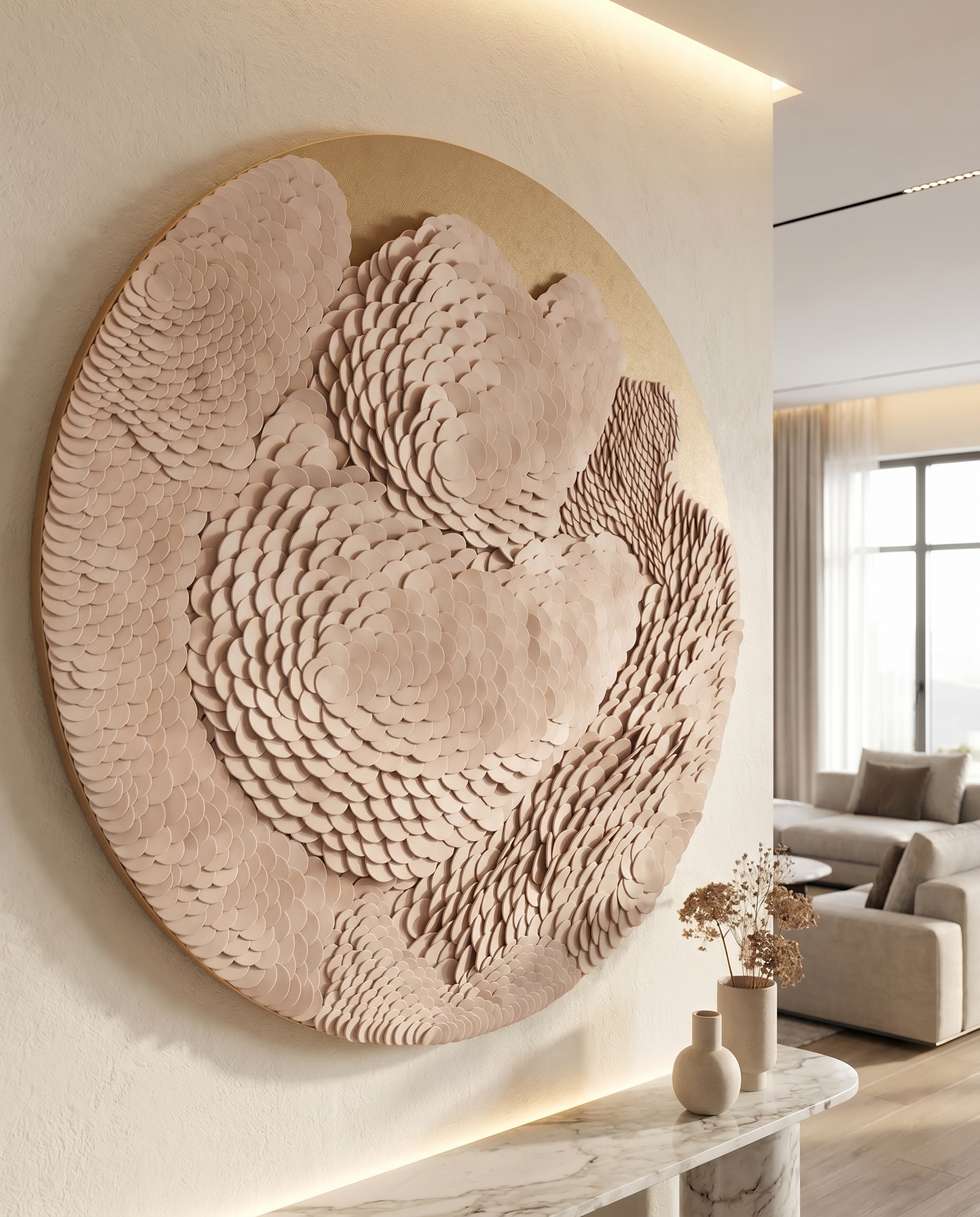 Ethereal Rings - Modern Luxury Wallart