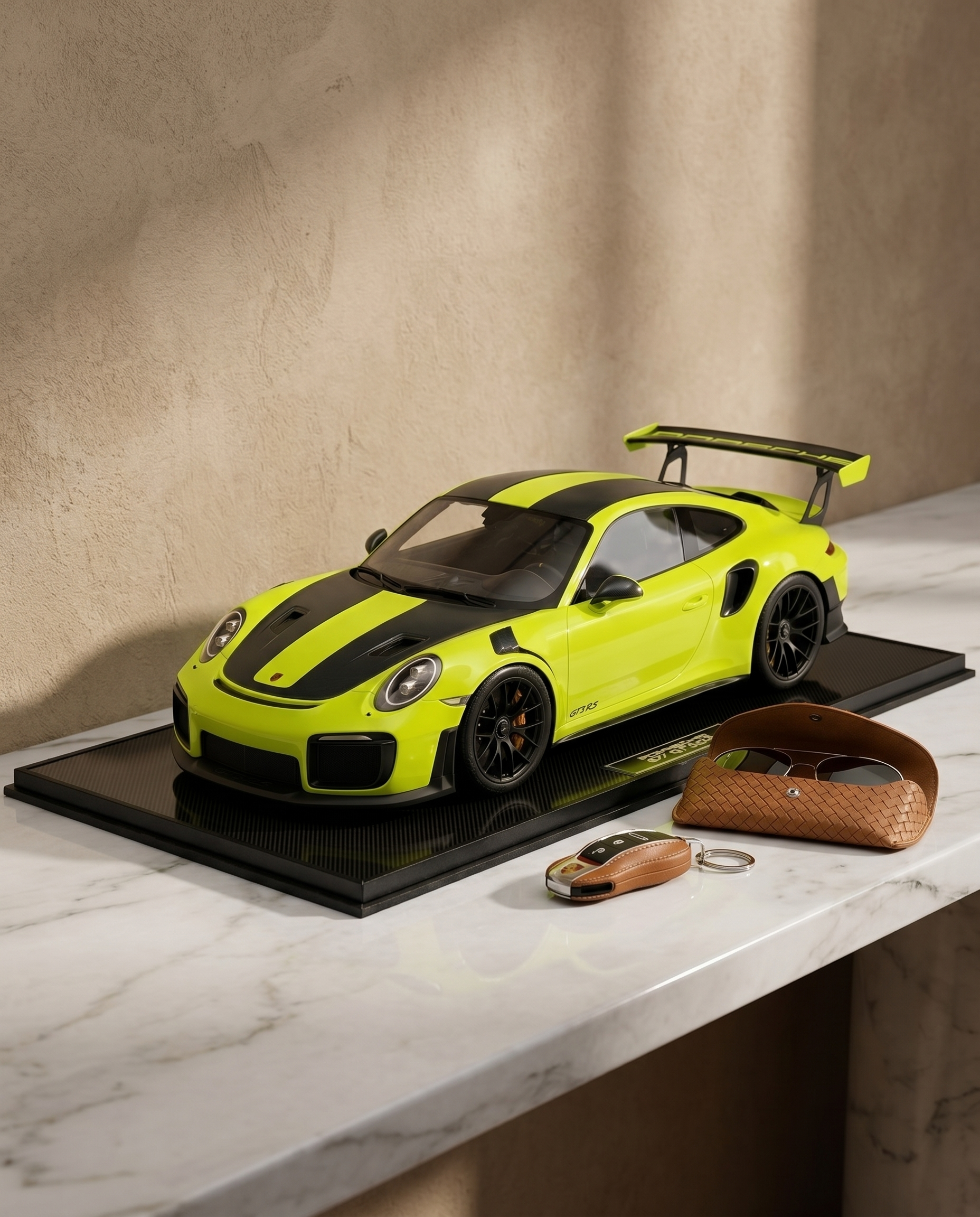 Porsche 911 GT2RS Acid Green Limited Edition (13/20) 1:8 Scale Model