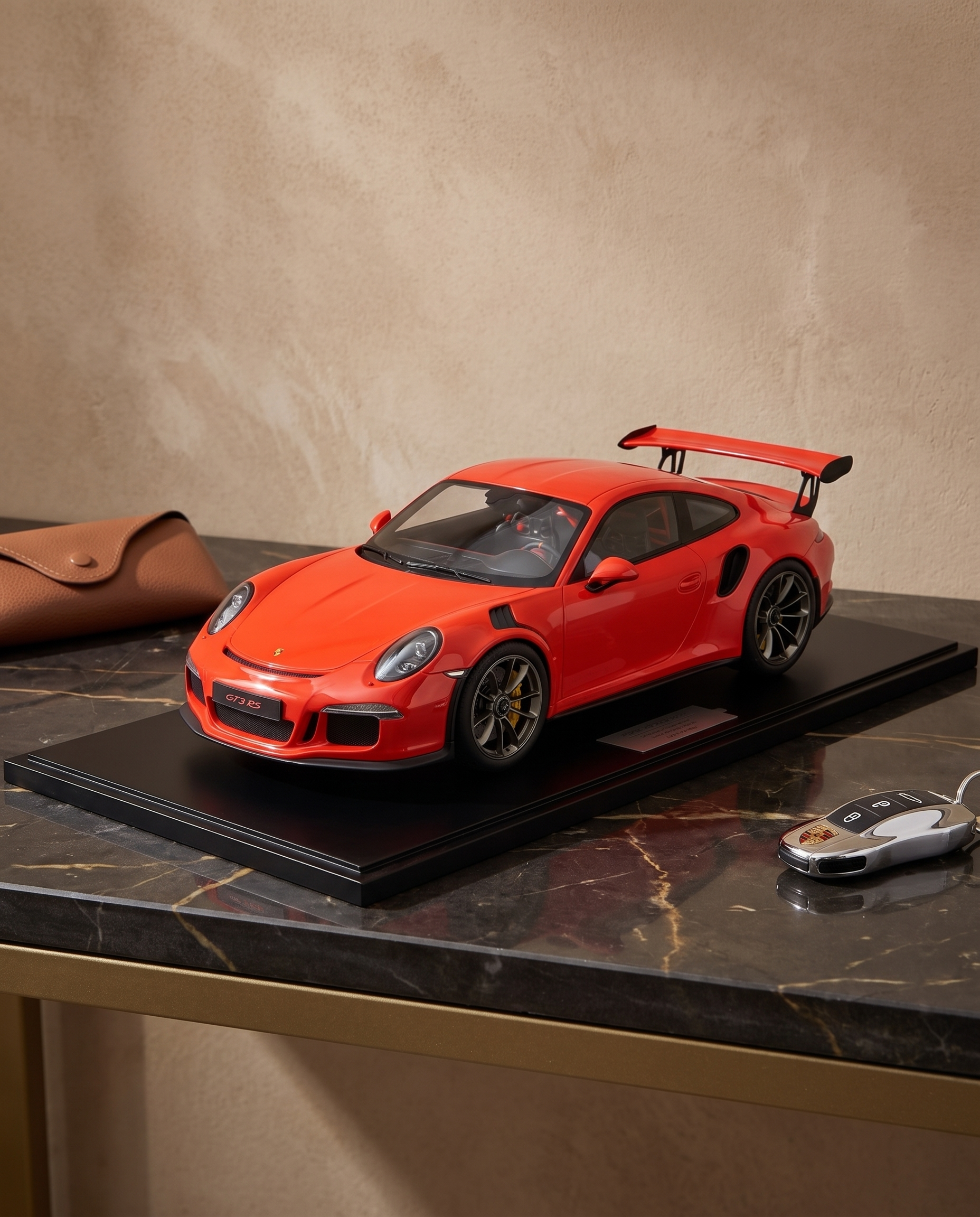 Porsche 911 GT3RS Lava Orange - Minichamps (008/191) 1:8 Scale Model