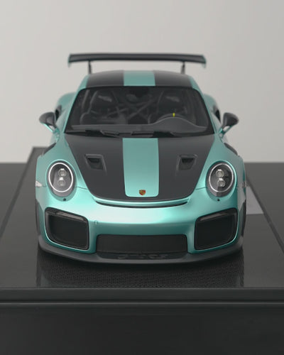 Porsche_GT2RS_Mint_Green_steering video