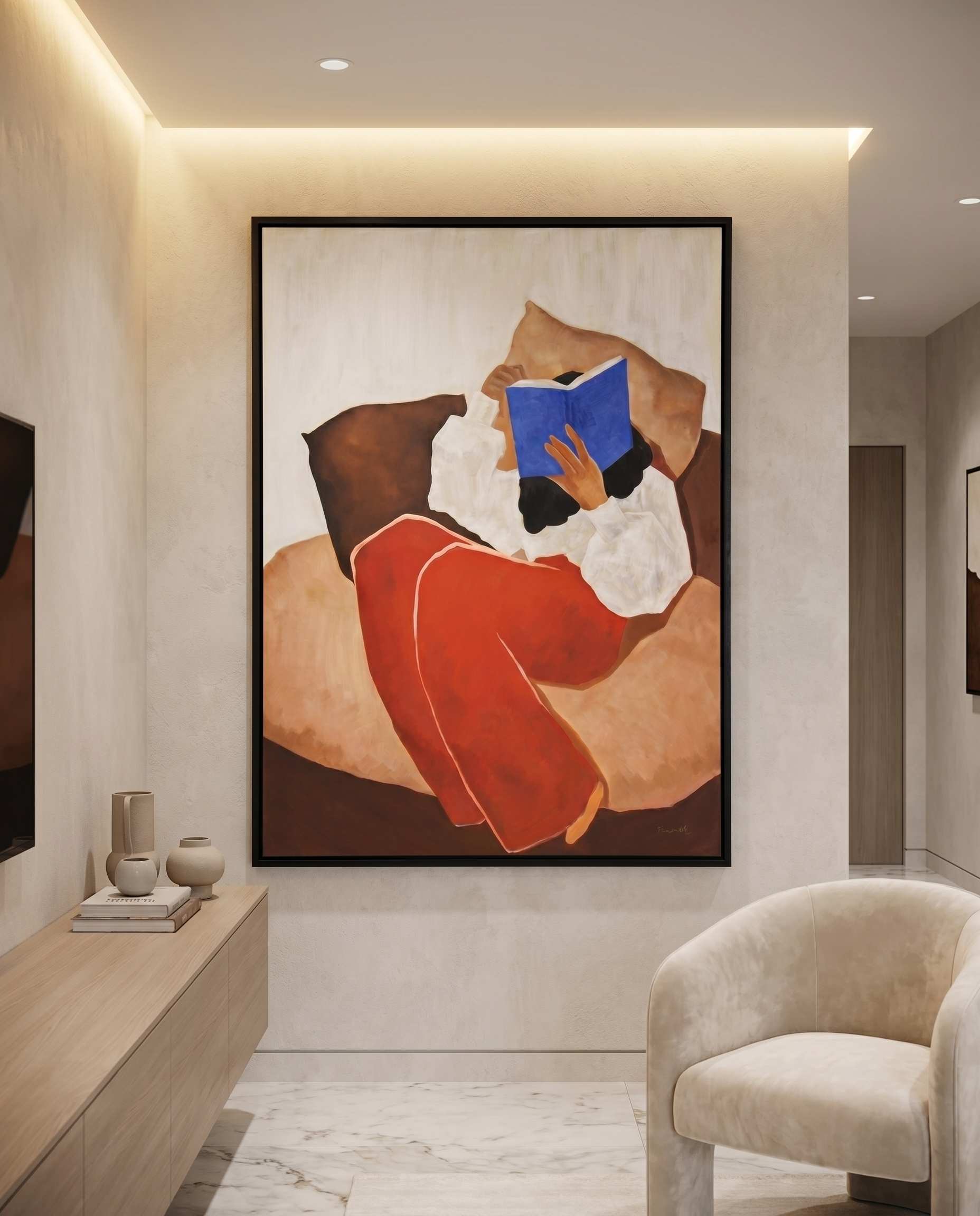 Literary Muse - Luxury Wallart