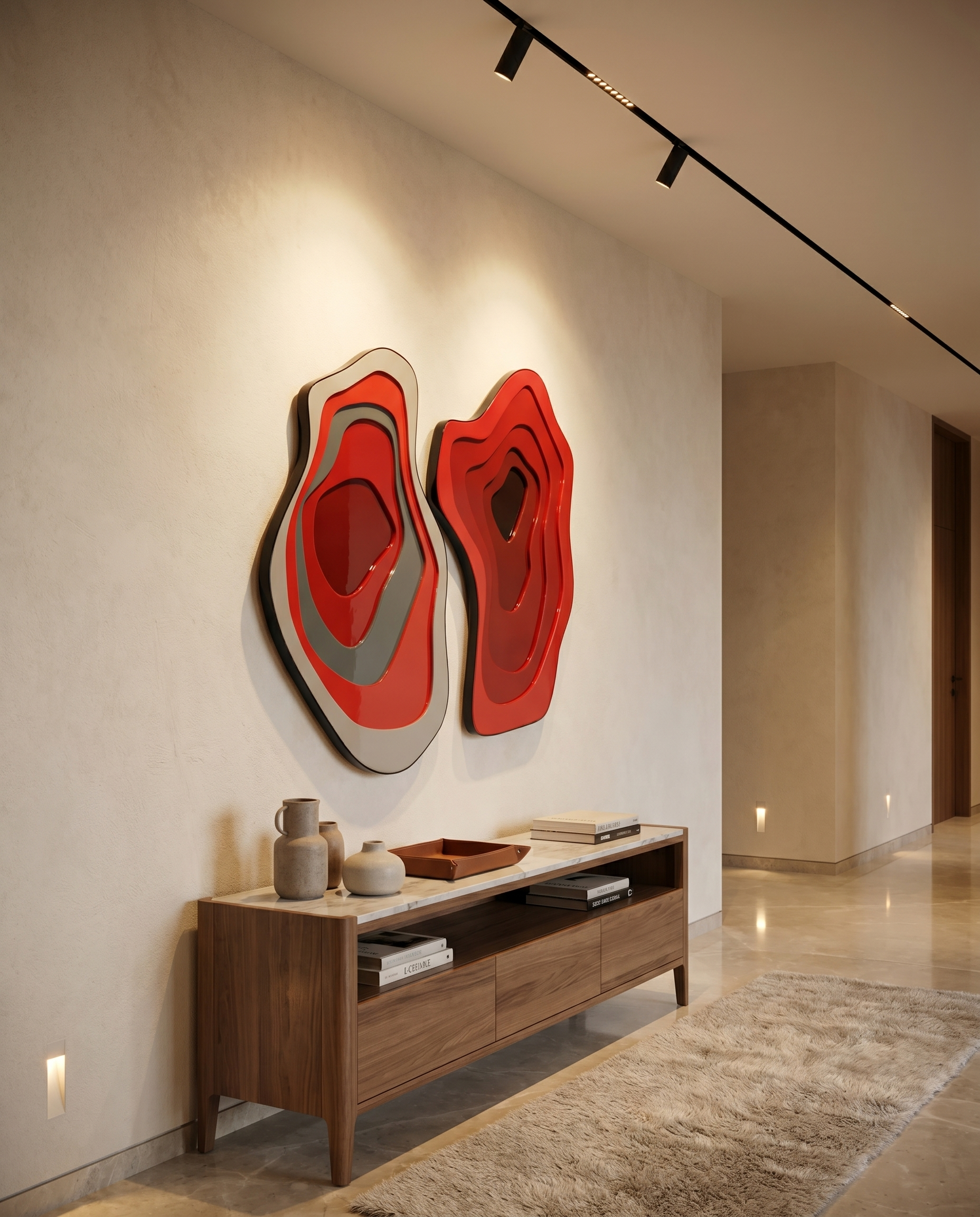 Serene Tides Modern Luxury Wall Art
