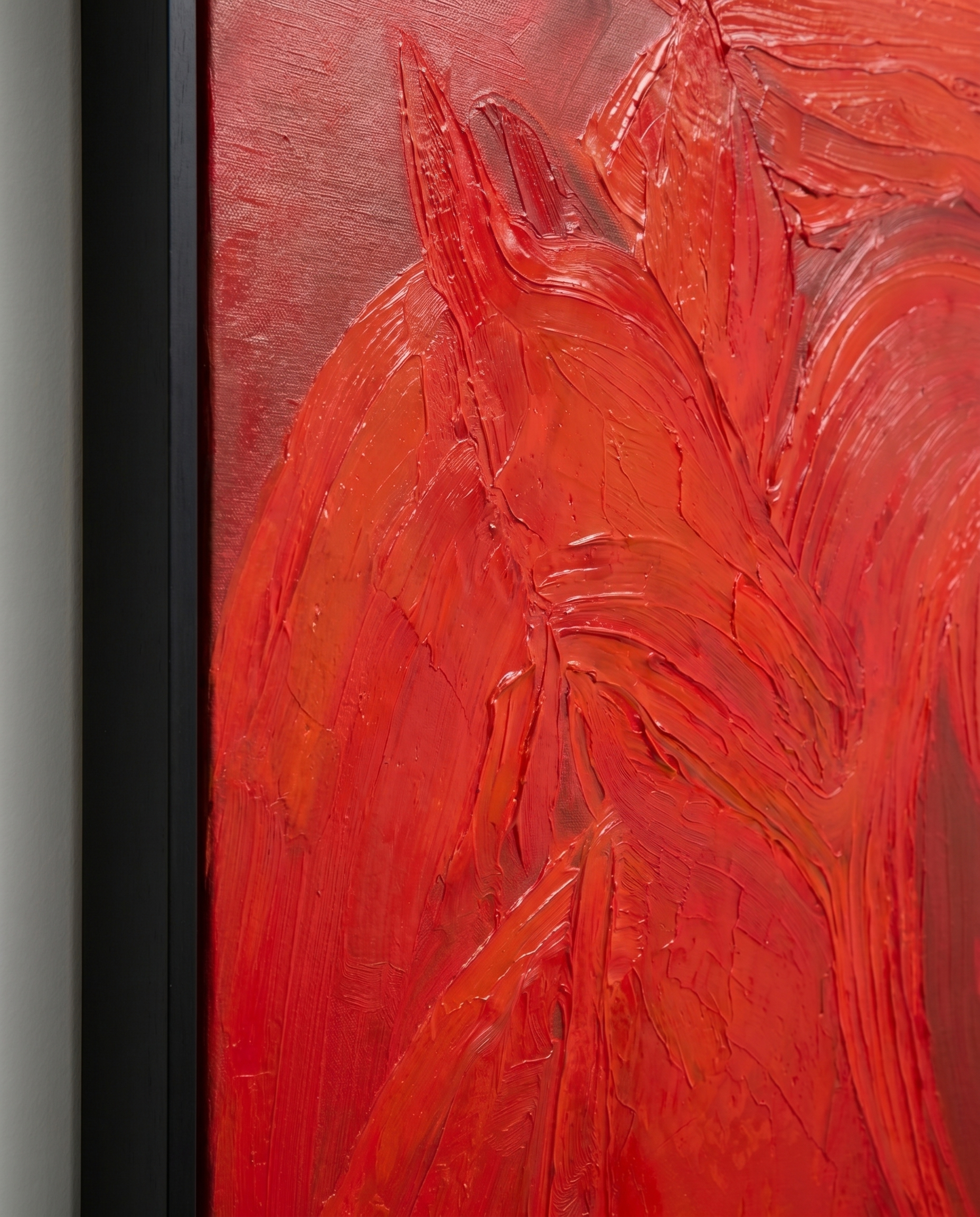Crimson Stallion - Modern Wallart