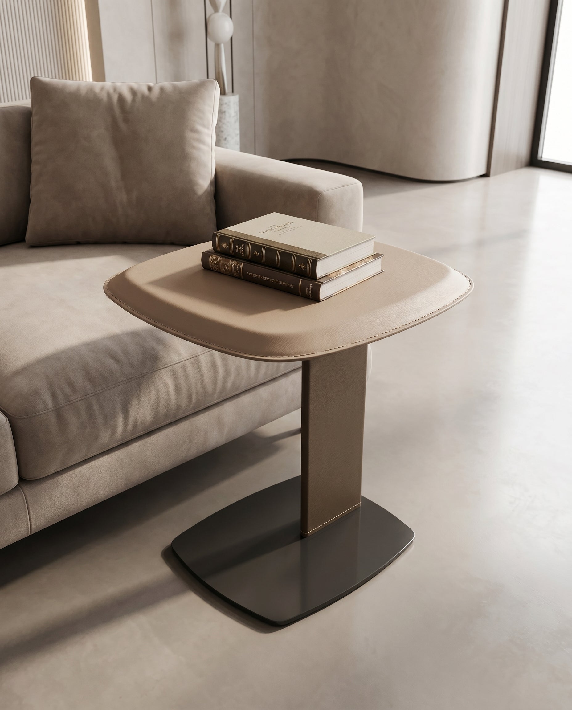 Reah Biege Side Table