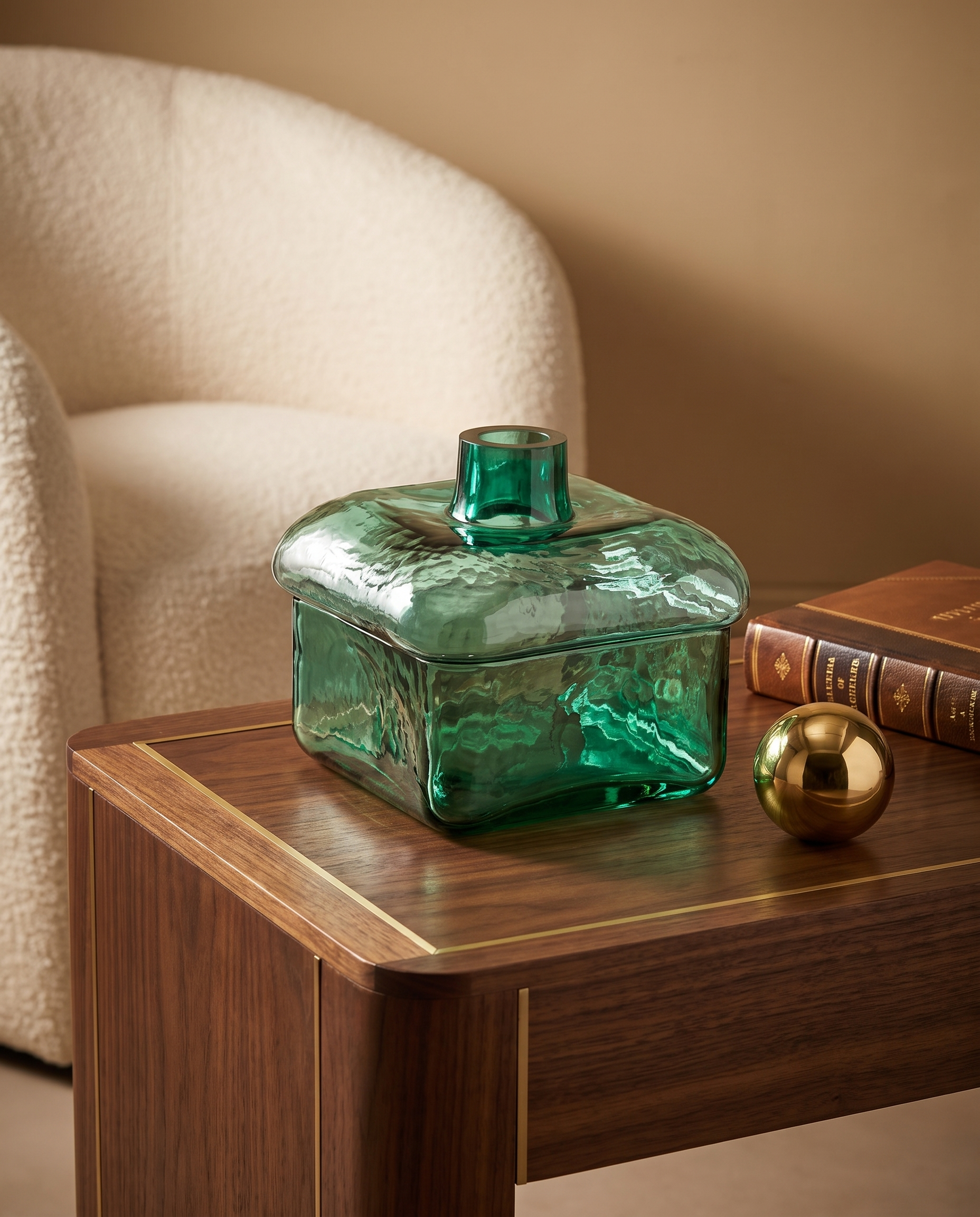 Retrova Turquoise Square Decor