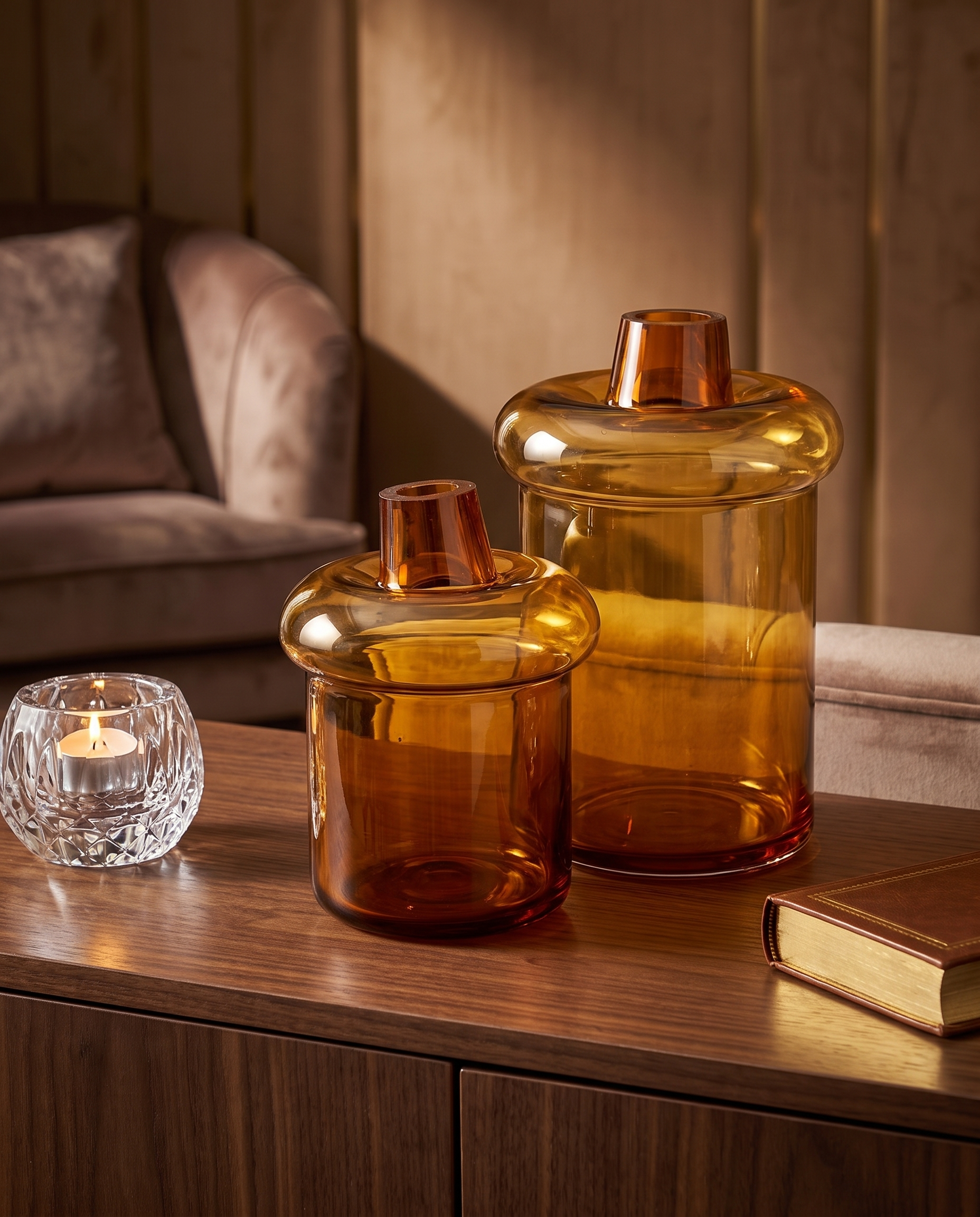 Rivulet Amber Decor Set