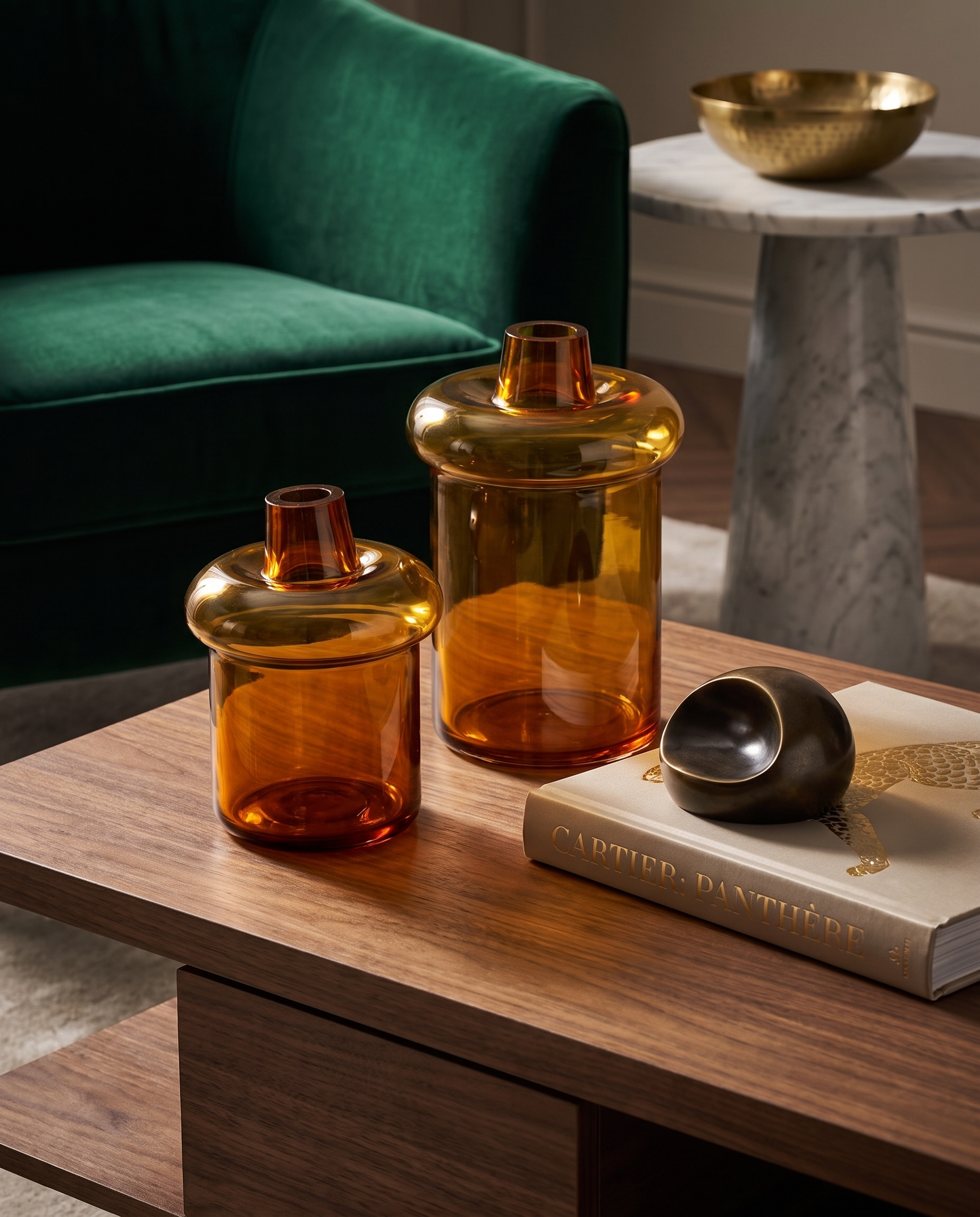 Rivulet Amber Decor Set