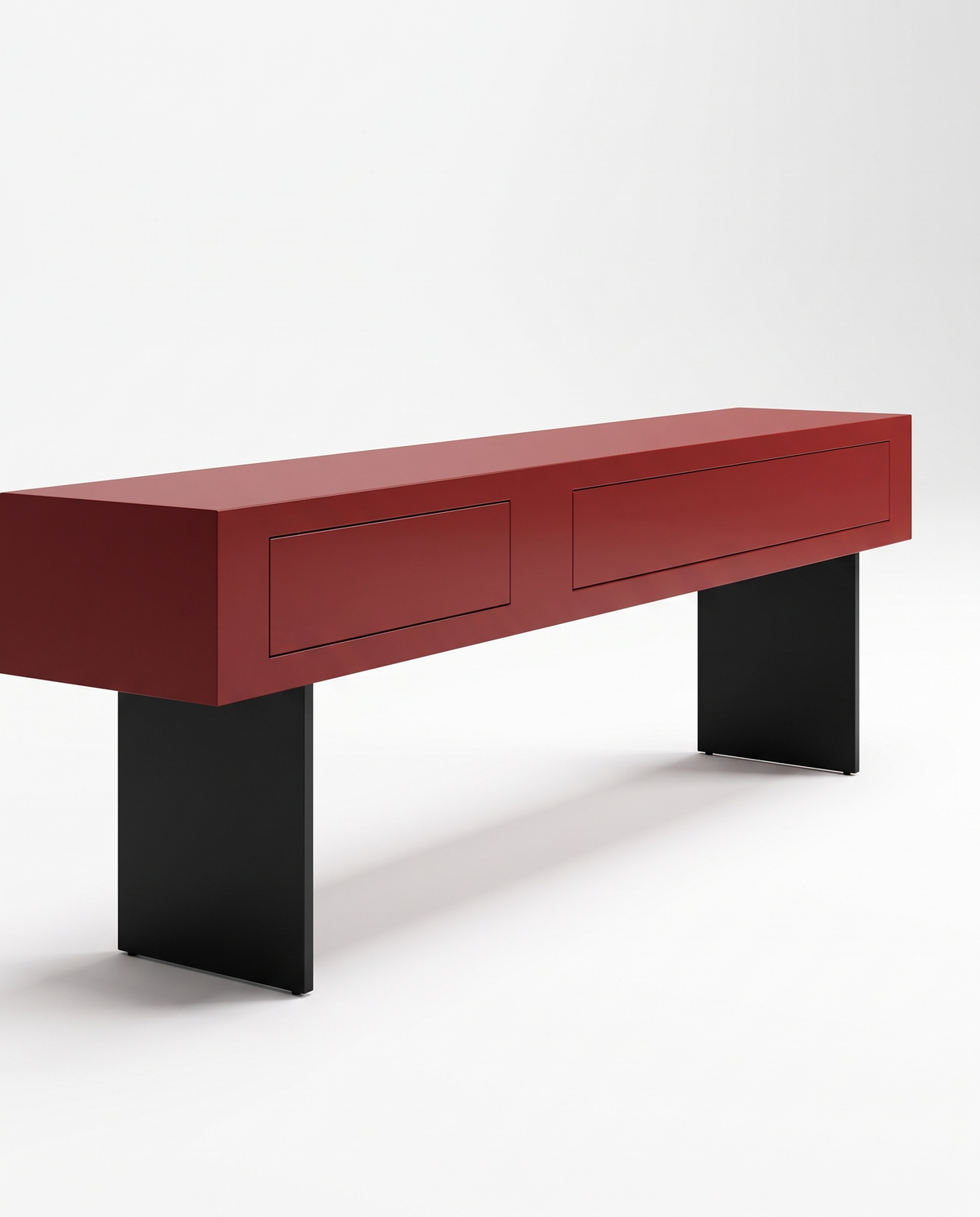 Scarlet Slab Console