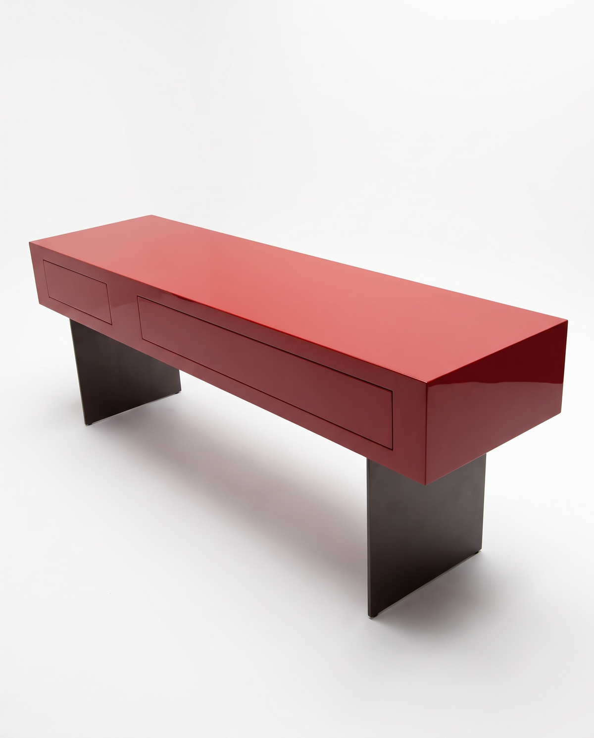 Scarlet Slab Console
