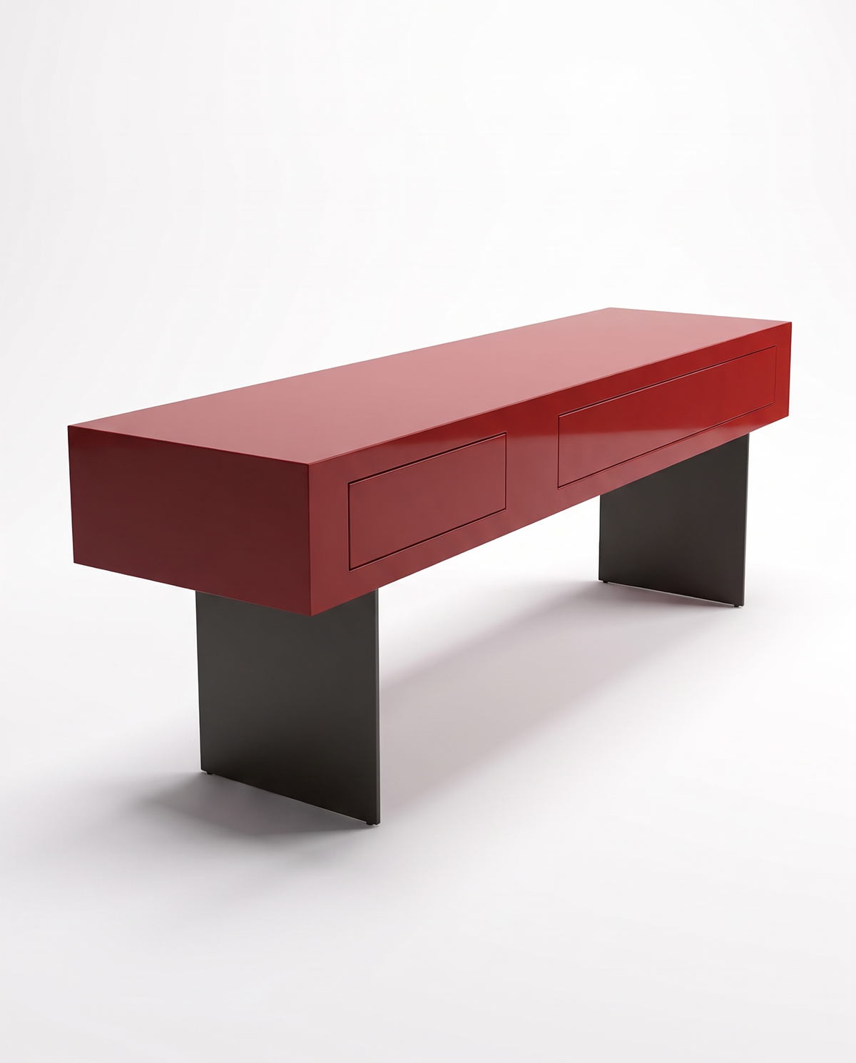 Scarlet Slab Console