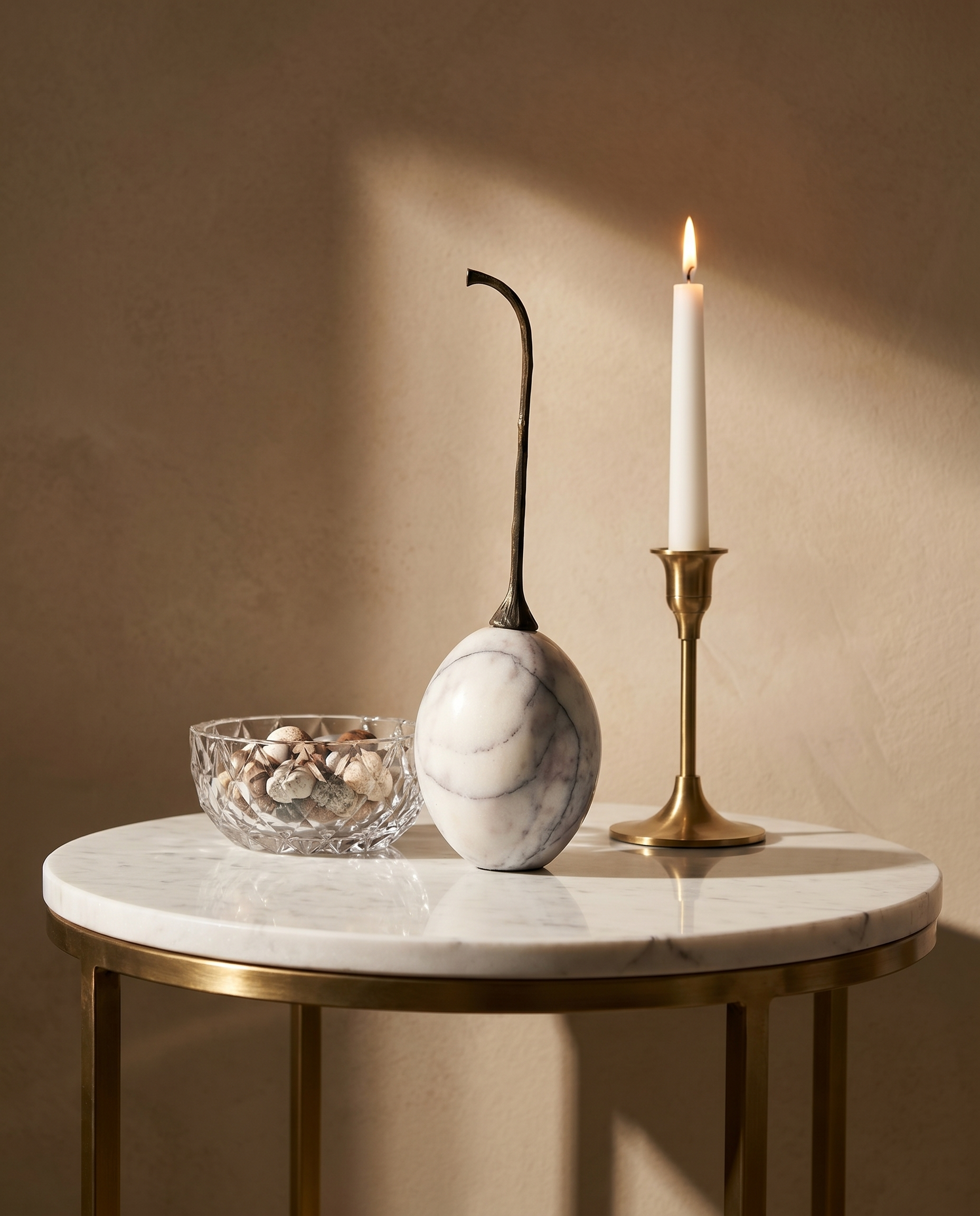 White Seed Ball Decor