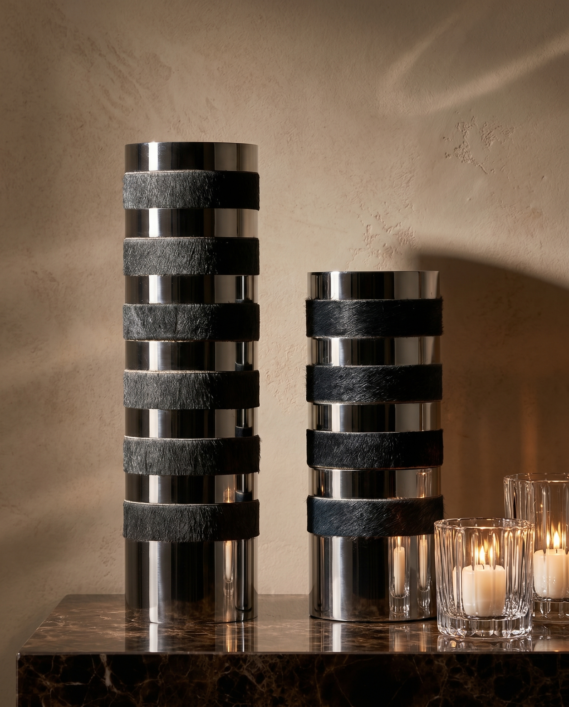 Flex Vessel Vase Grey