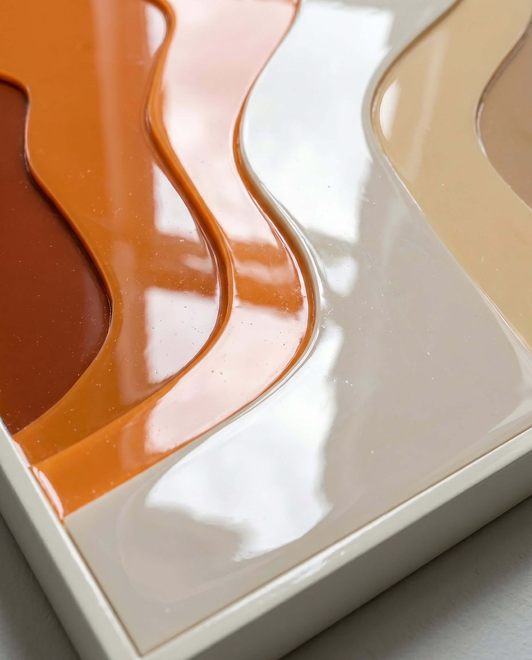 Aura Wave Duo Acrylic Wallart
