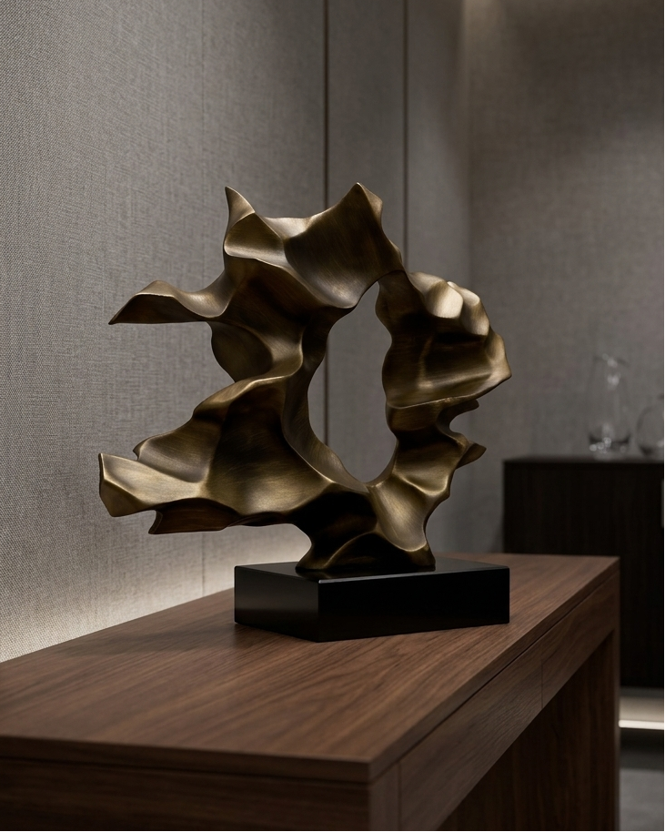 Stormy Abstract Rock Sculpture