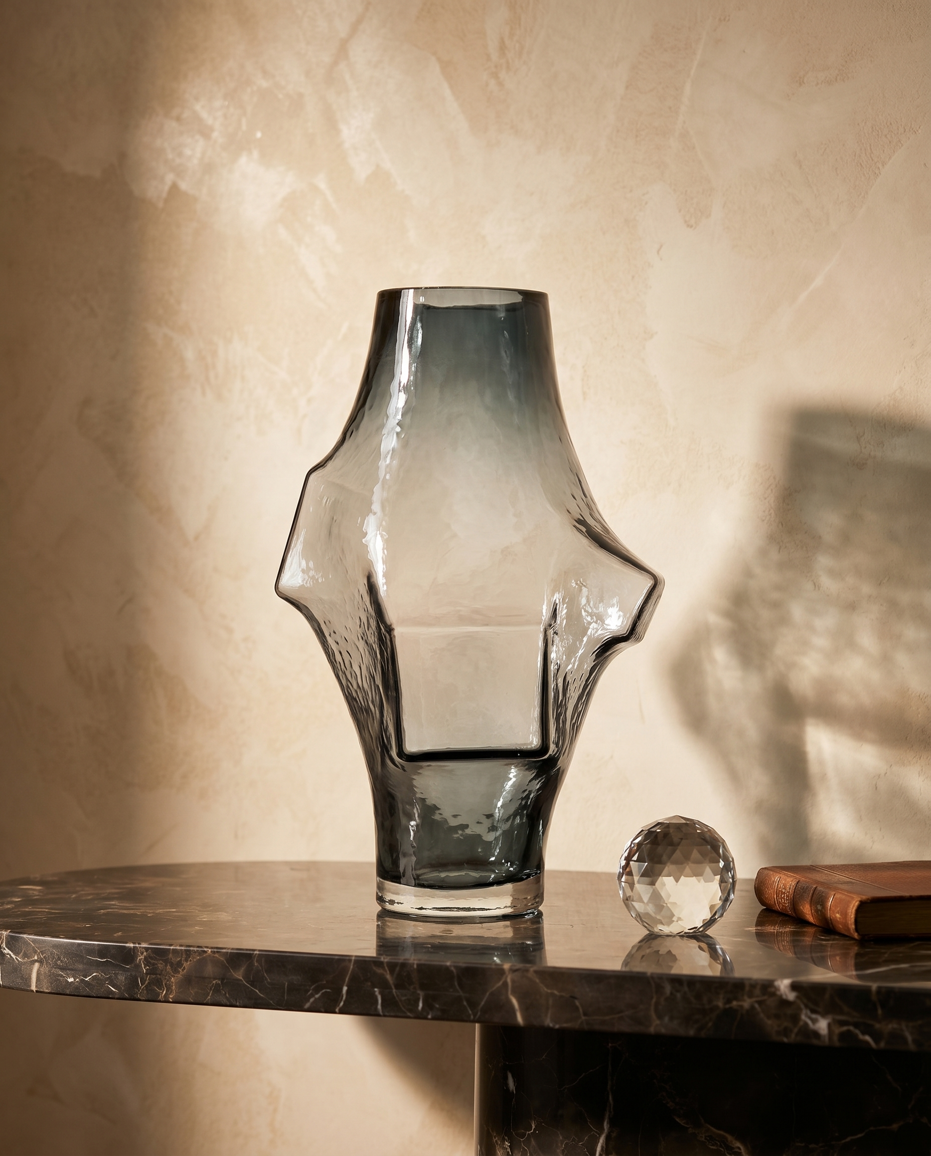 Supra Grey Bulge Vase