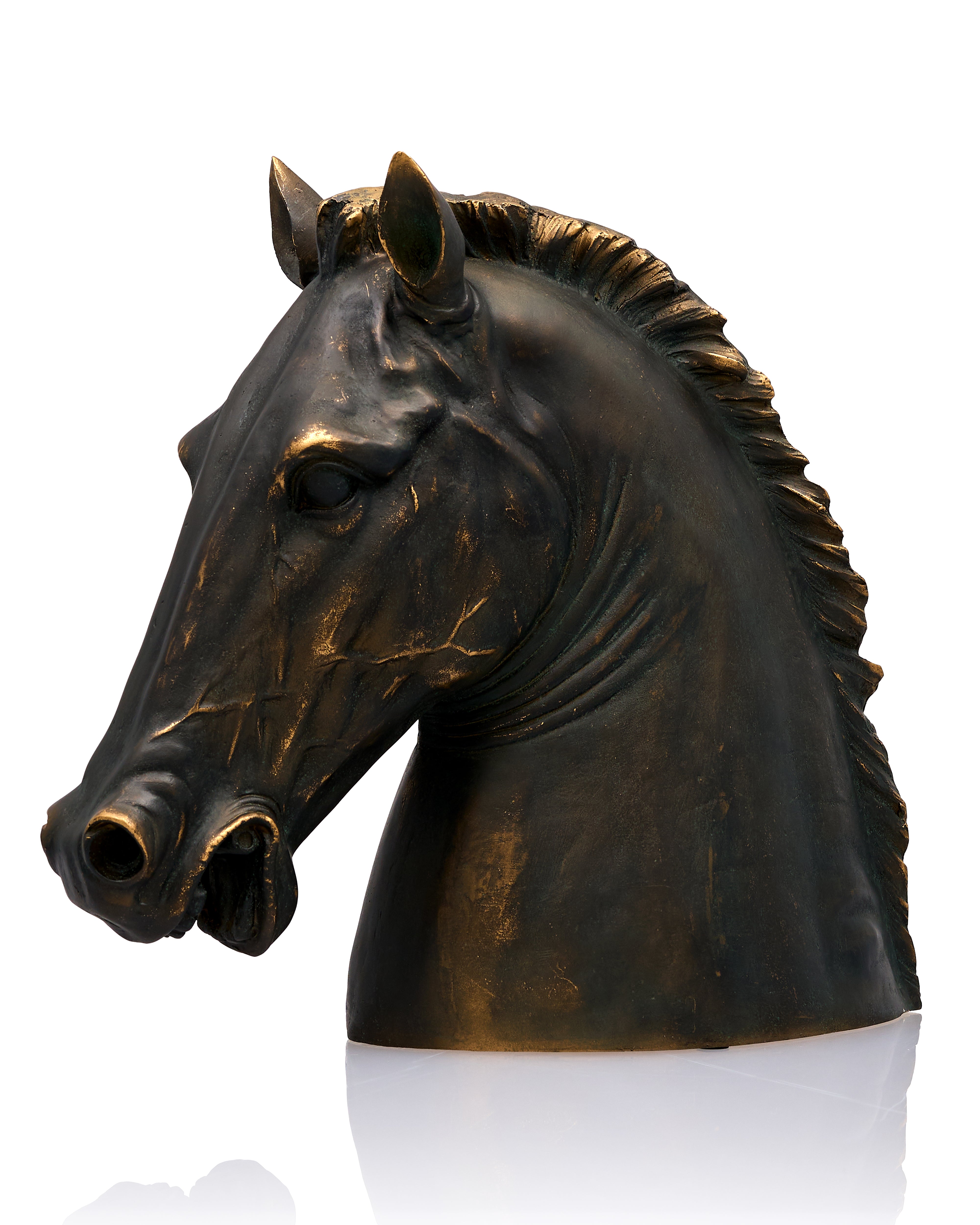 Timber Majesty Horse Head Resin Sculpture