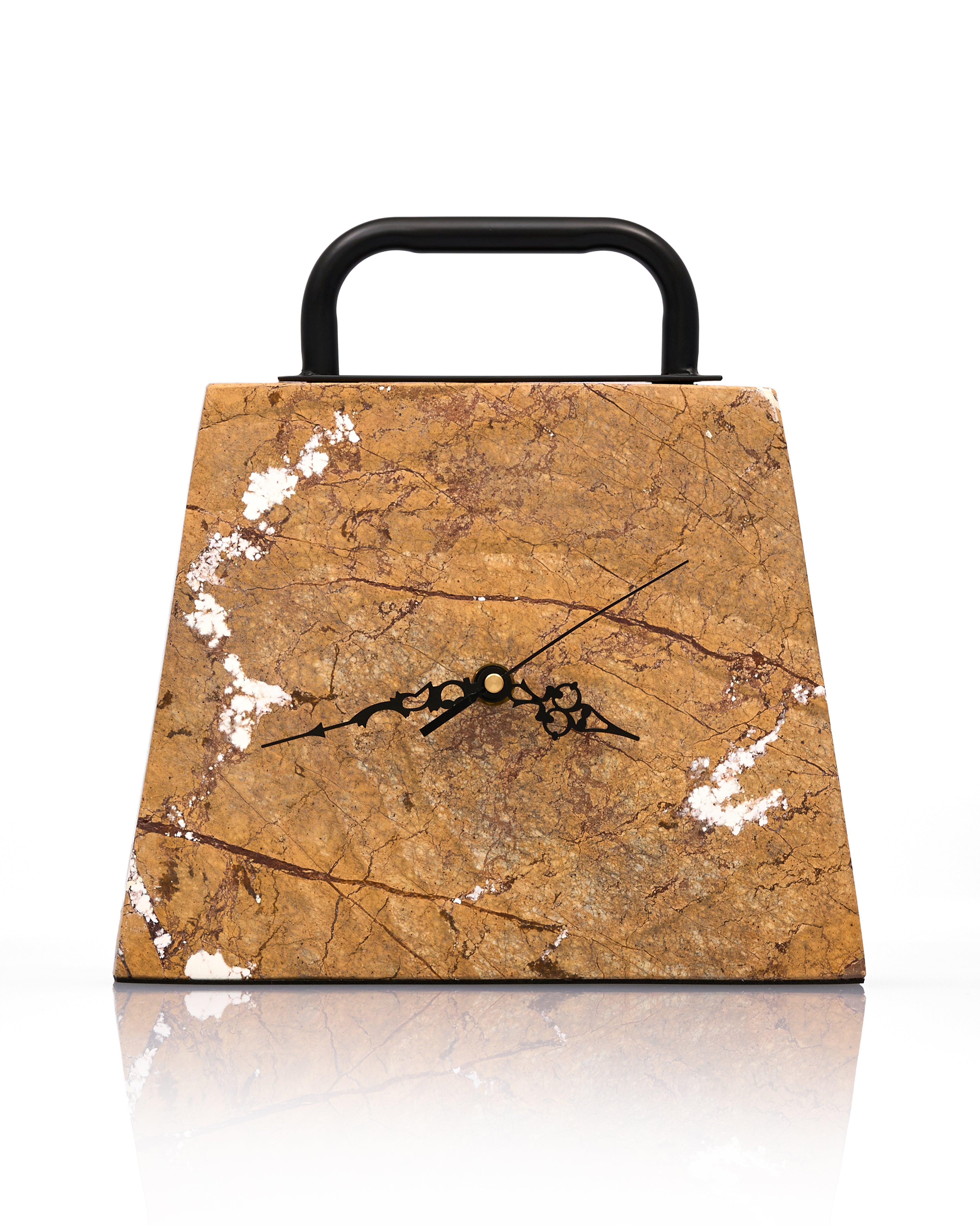 Timeless Tote Marble Clock Decor