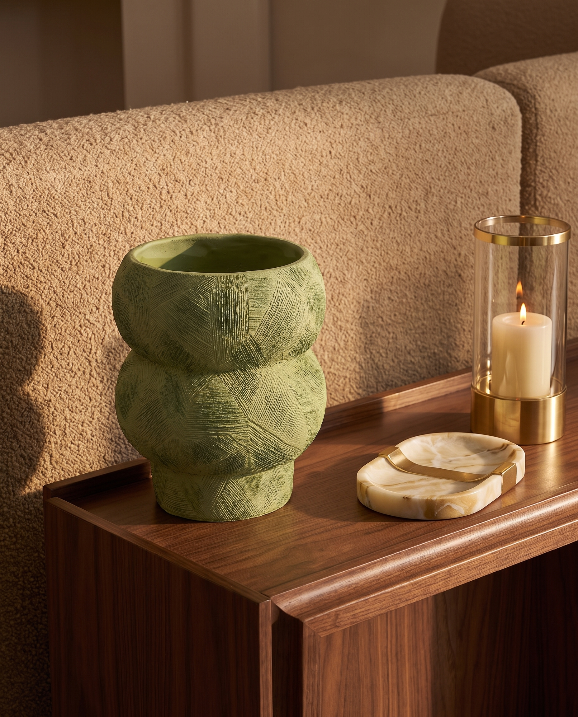 Totem Silhouette Ceramic Vase
