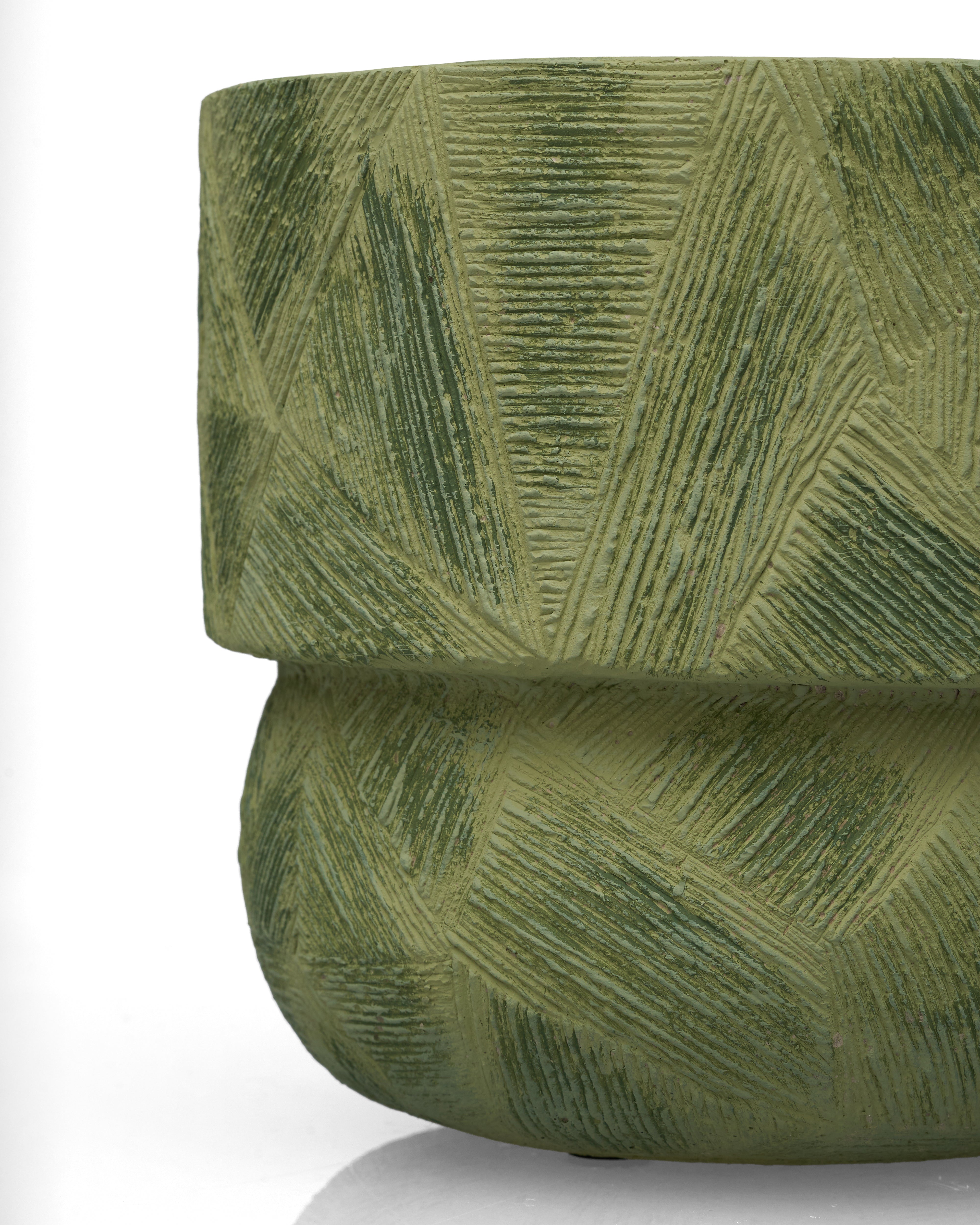 Totem Silhouette Ceramic Vase