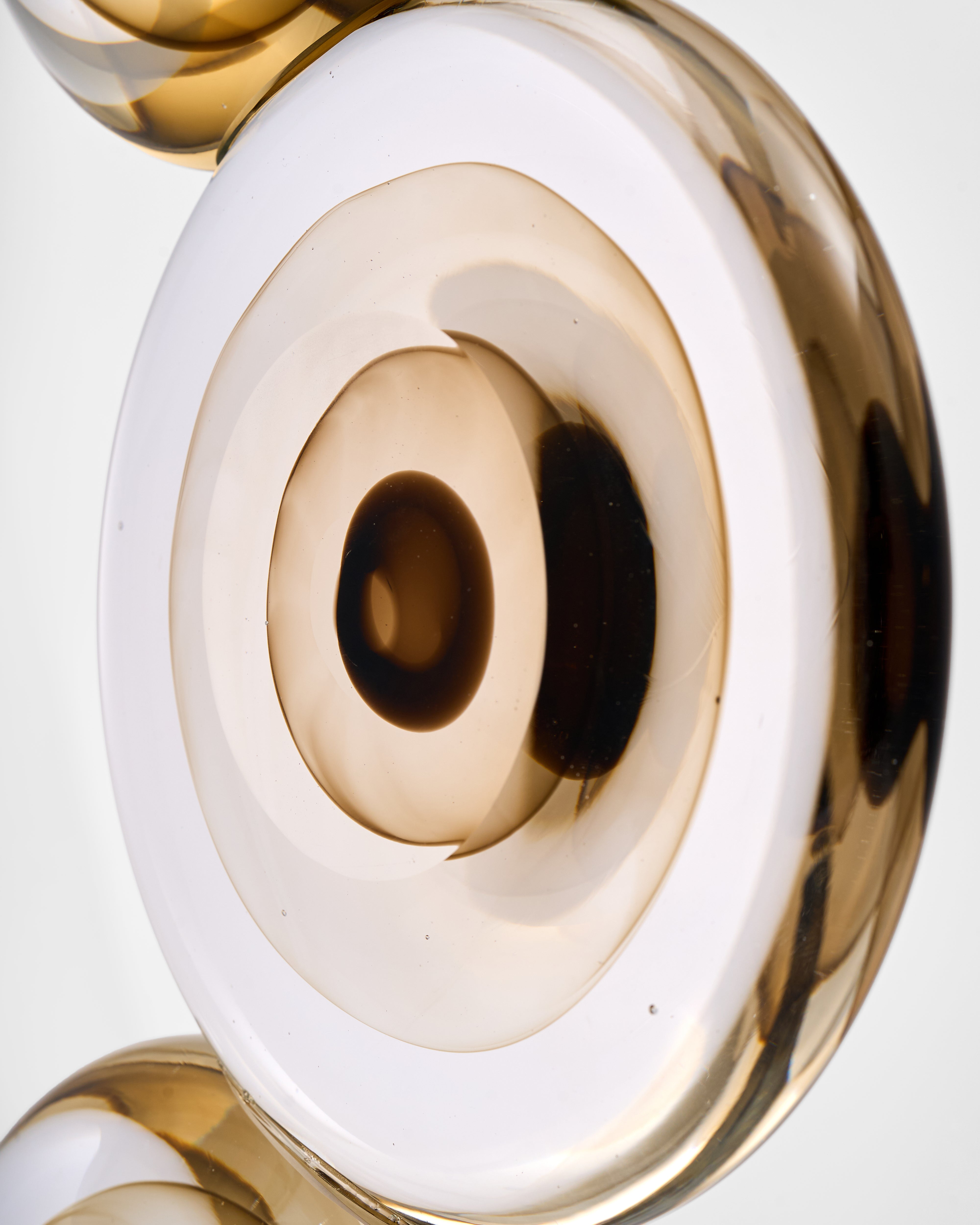 Trinity Orbit Crystal Glass Decor