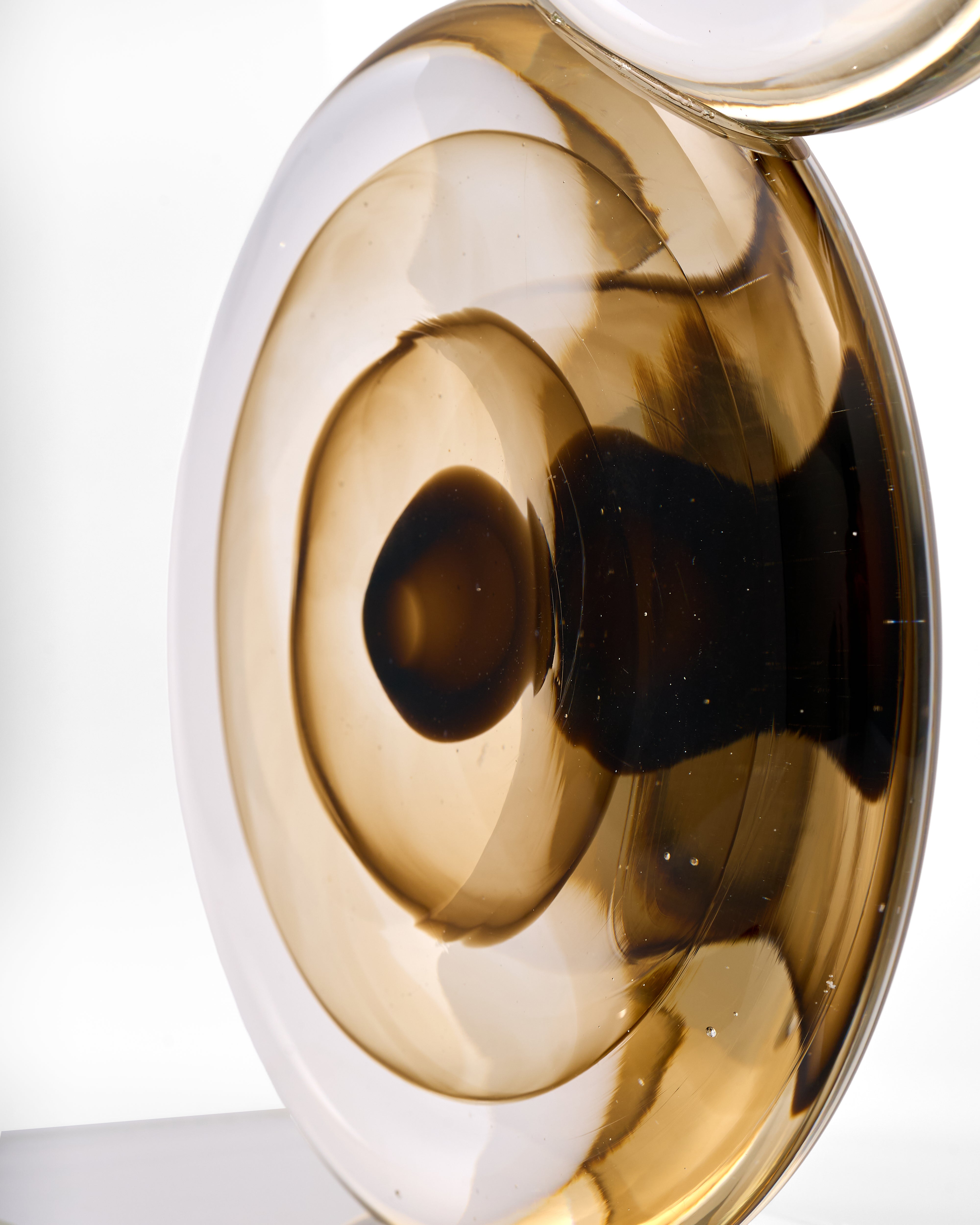 Trinity Orbit Crystal Glass Decor