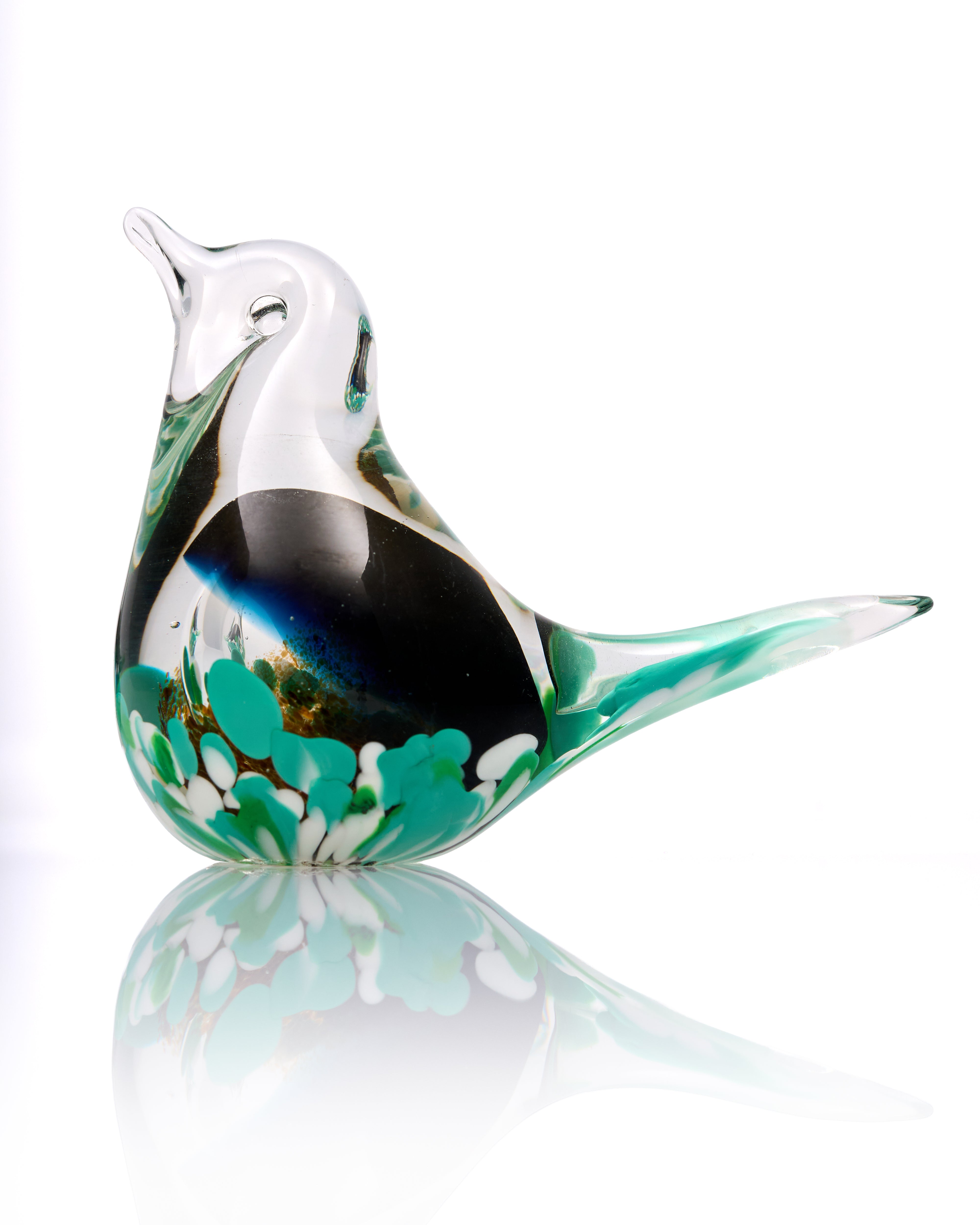Twin Whispers Crystal Bird Decor