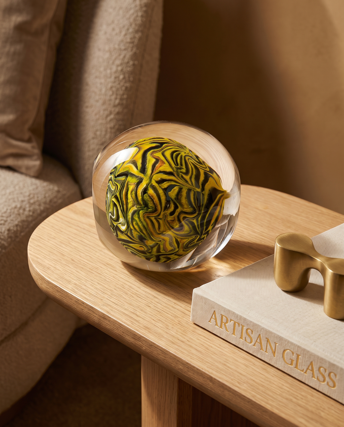 Velvet Jungle Crystal Glass Decor