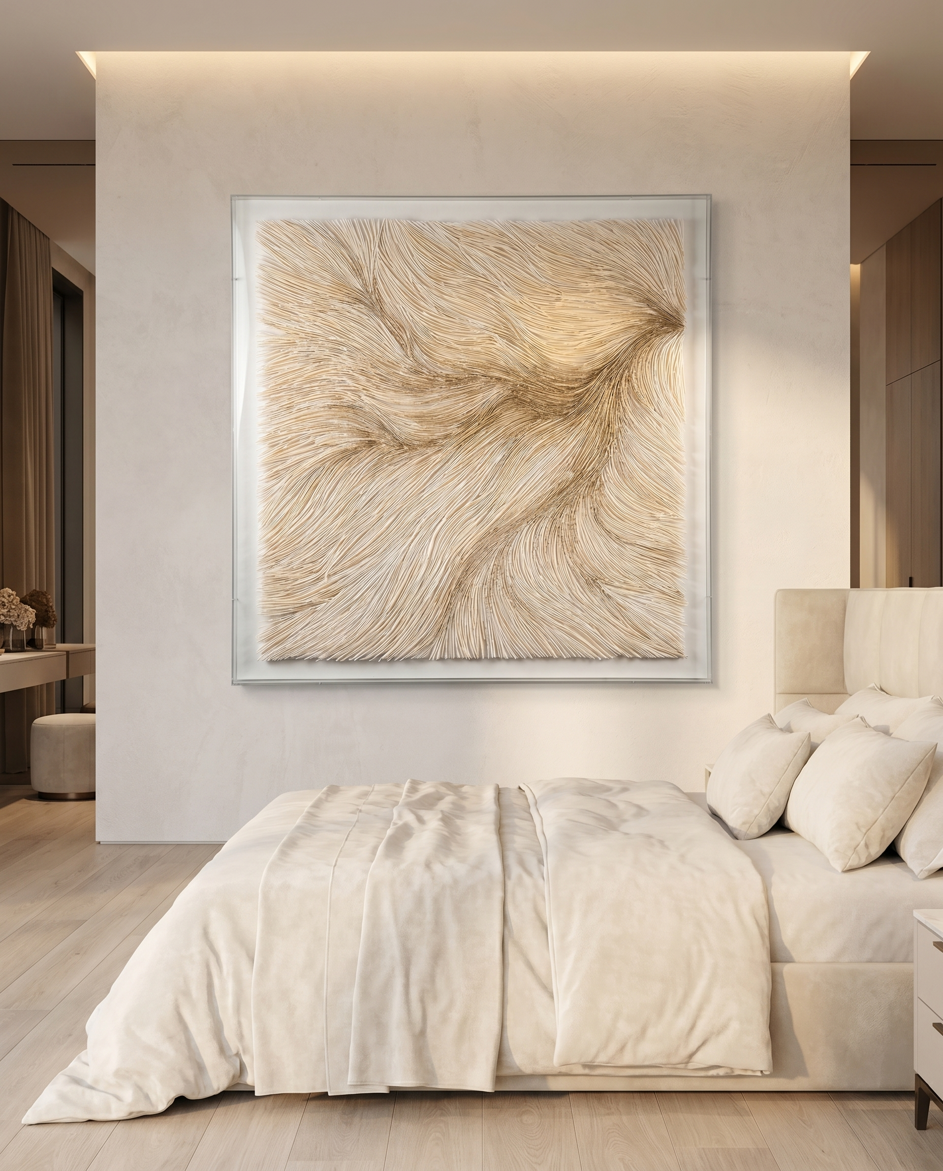 Whispering Waves - Luxury Modern Wallart