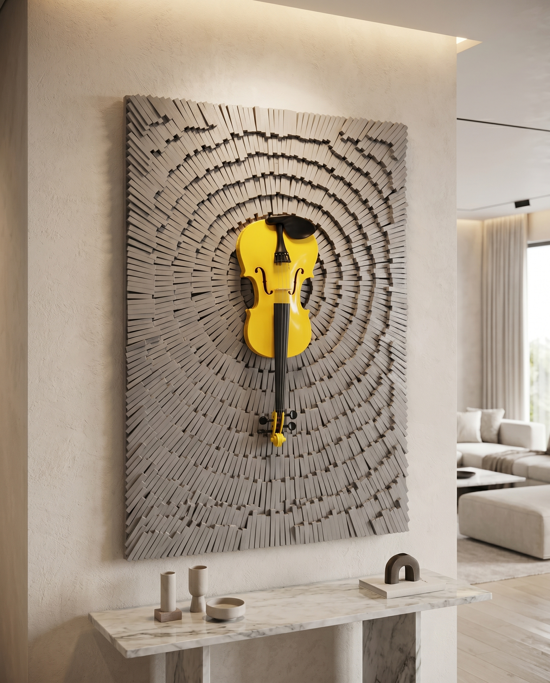 Golden Melody - Luxury Modern Wallart