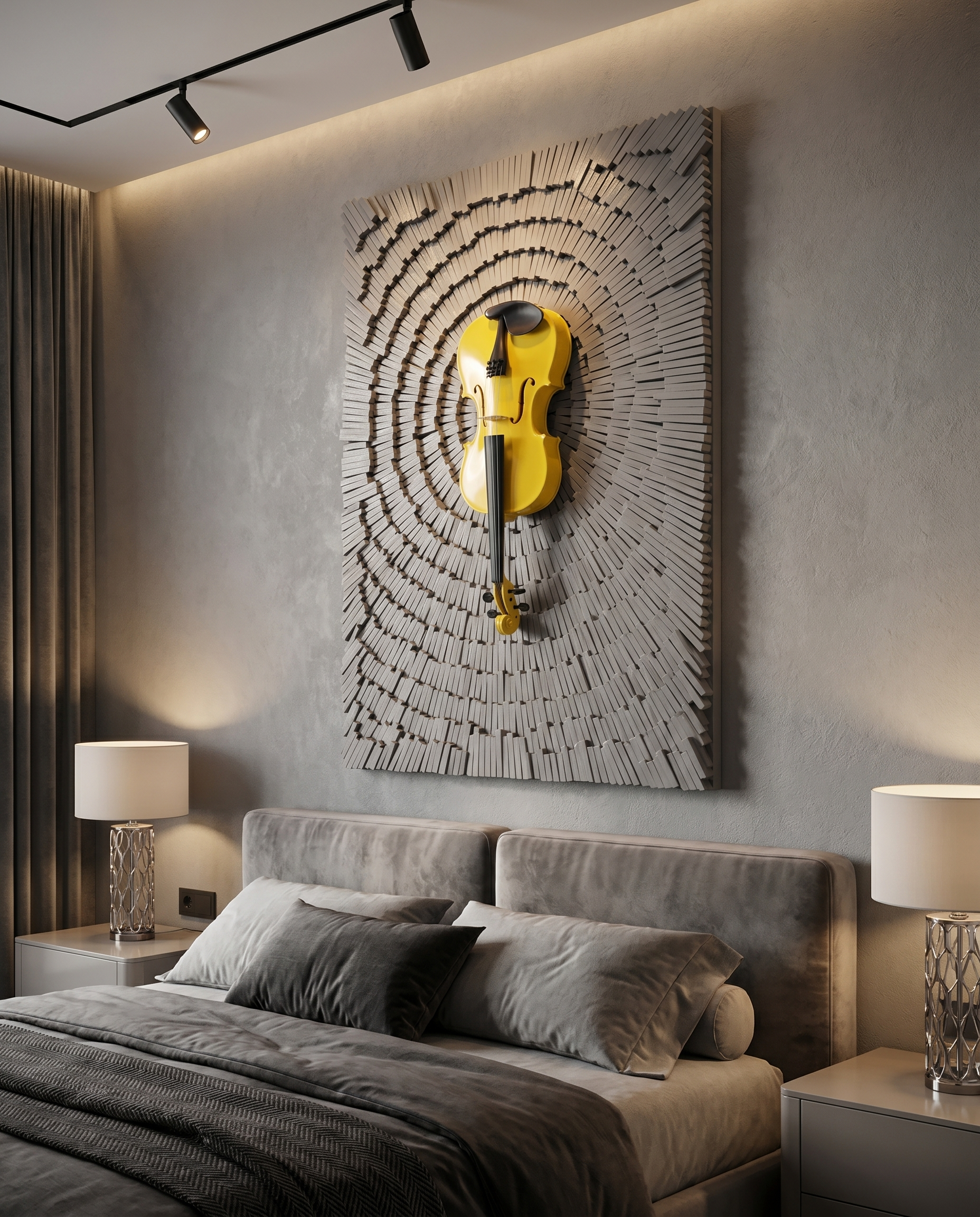 Golden Melody - Luxury Modern Wallart