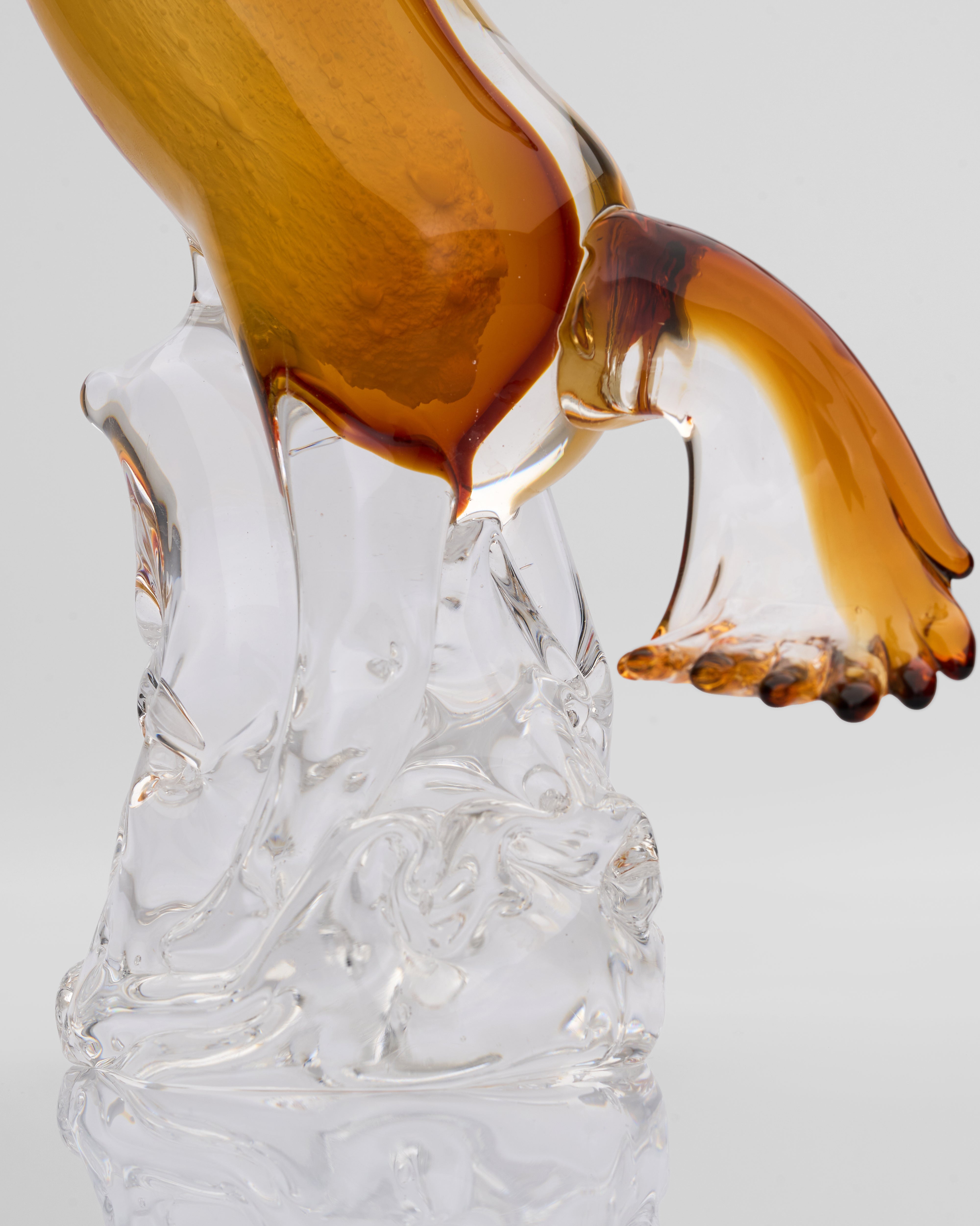 Close-up of Zephra Golden Horse Decor revealing premium golden texture and meticulous craftsmanship

