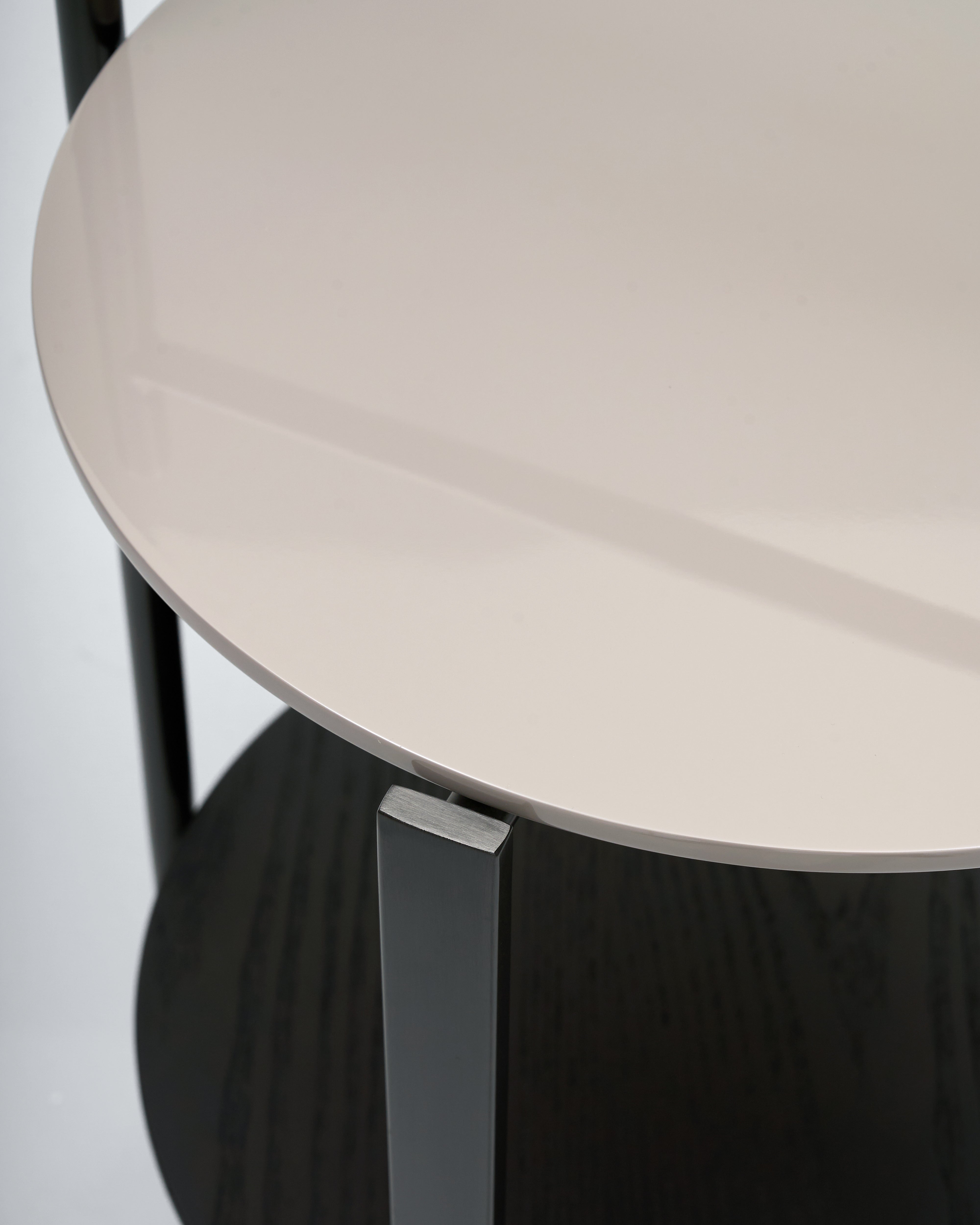 Zio Layer Side Table - Neutral Greige
